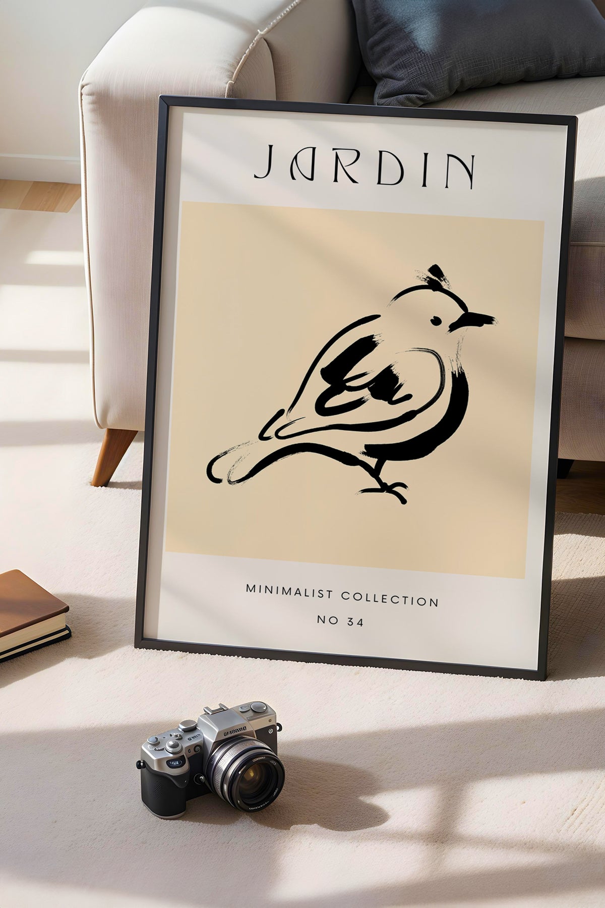 Bohemian Serisi Siyah Çerçeveli Poster, Tablo No:79