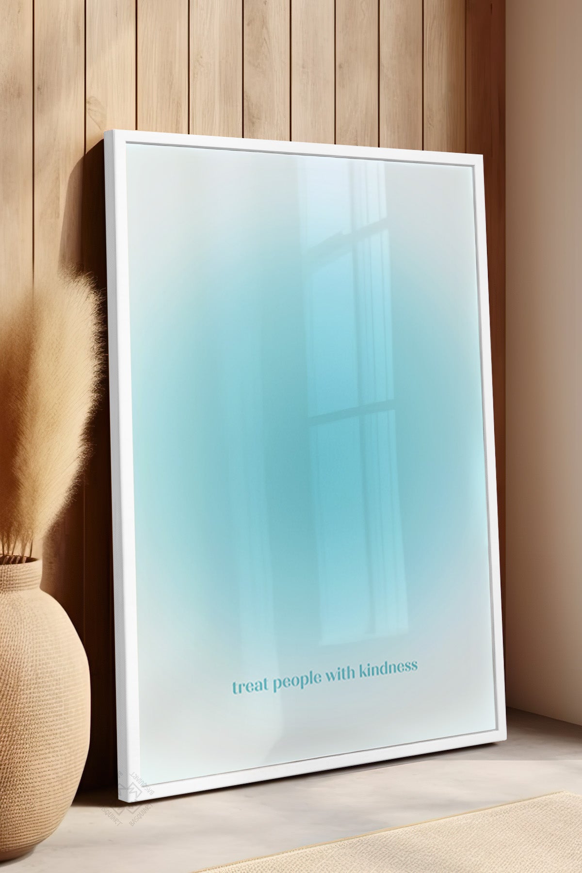 Aura Serisi Beyaz Çerçeveli Poster, Tablo No:181