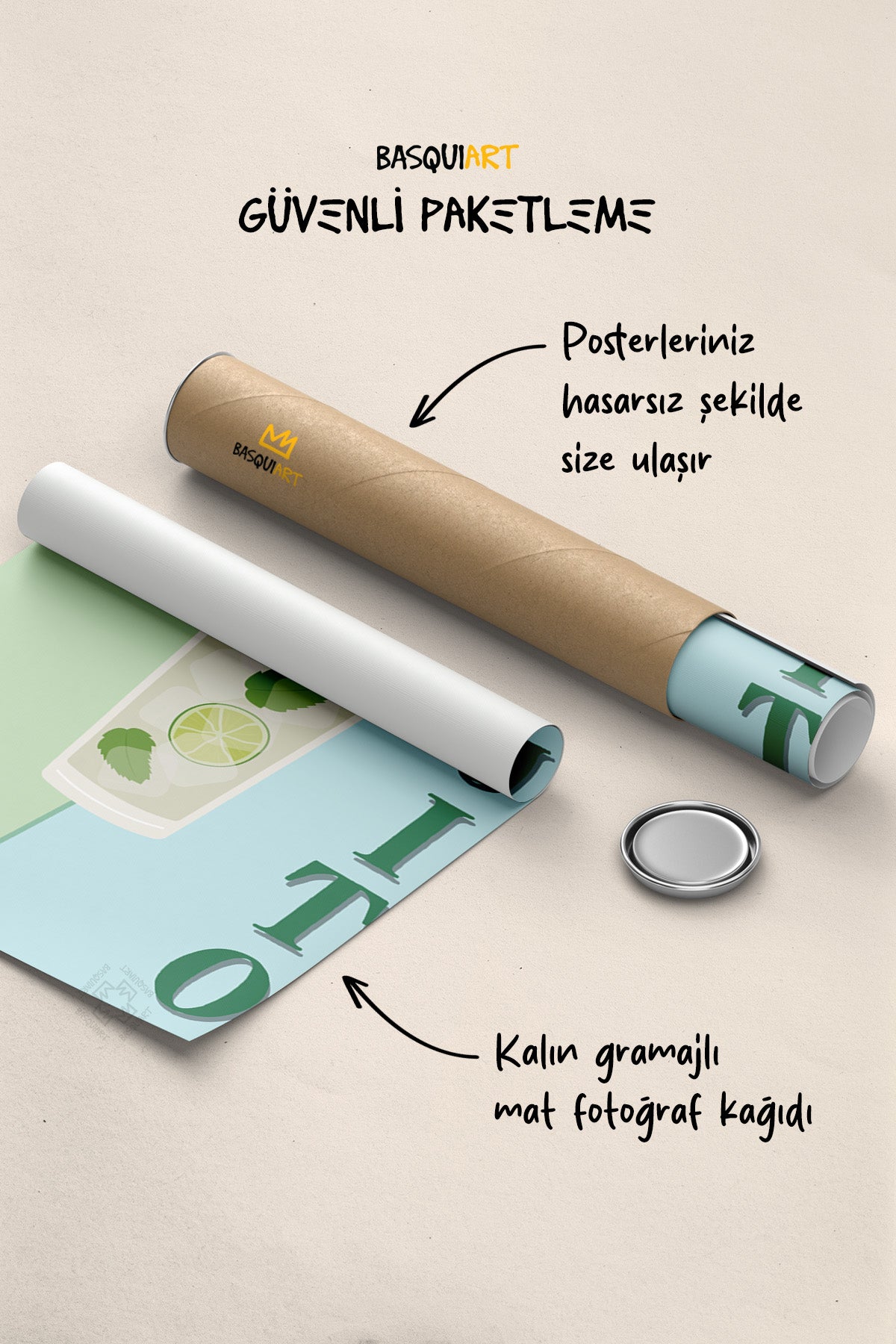 Kokteyl Serisi Poster, Cafe, Restoran, Mutfak Duvar Dekoru No:51
