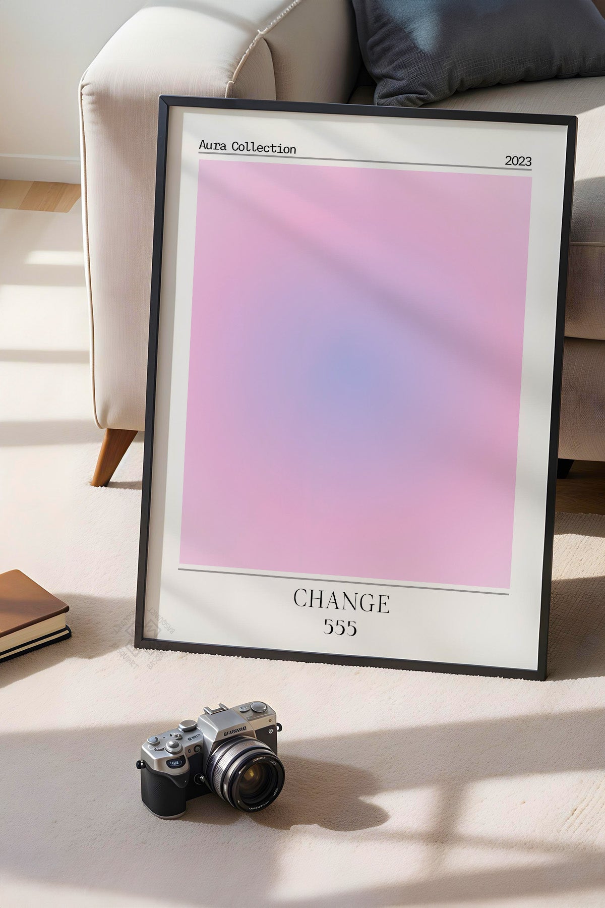 Aura Serisi Siyah Çerçeveli Poster, Tablo No:191