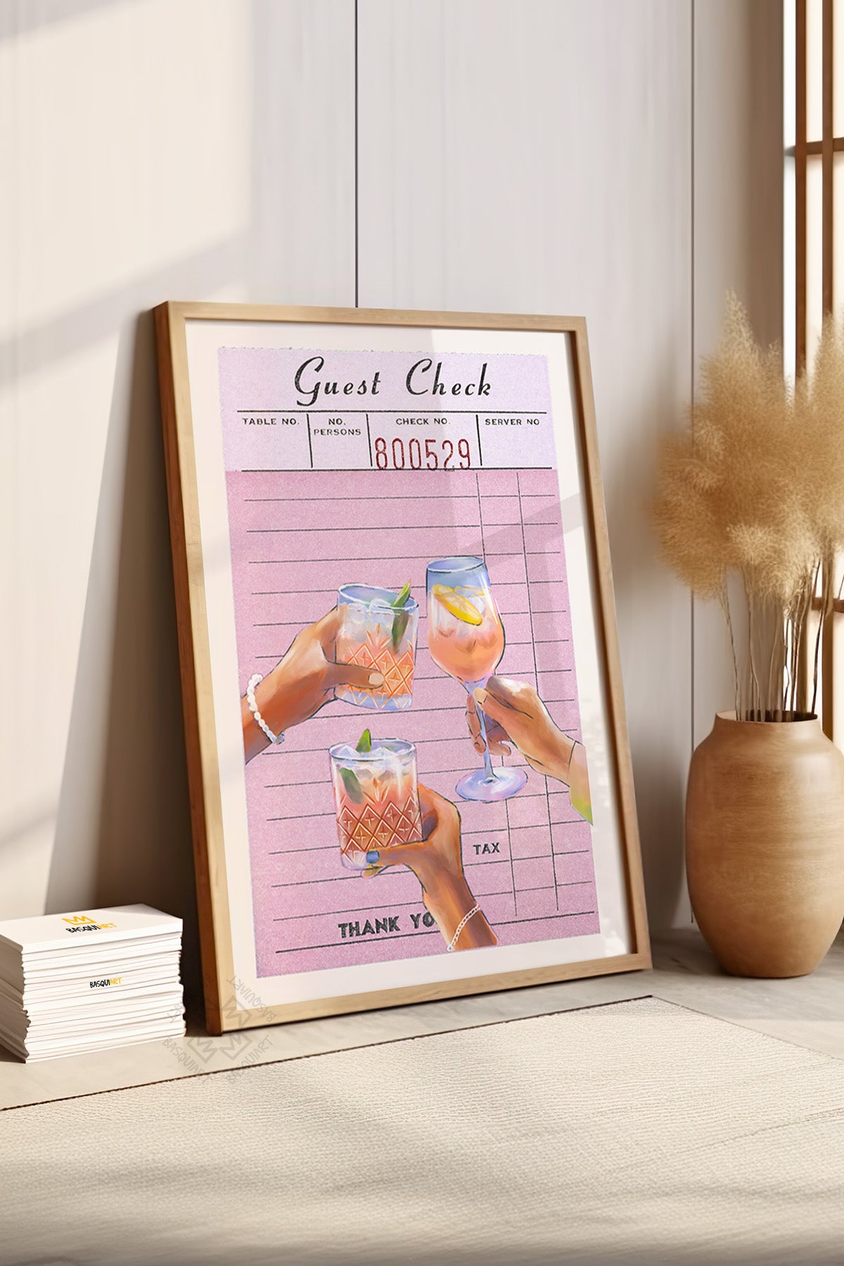 Lucky You Serisi Ahşap Çerçeveli Poster, Tablo Duvar Dekoru No:51