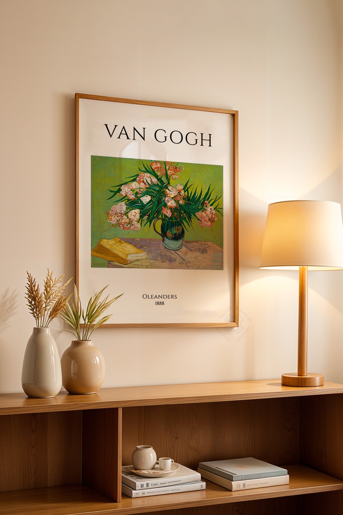 Vincent Van Gogh Serisi Ahşap Çerçeveli Poster, Tablo Duvar Dekoru No:9
