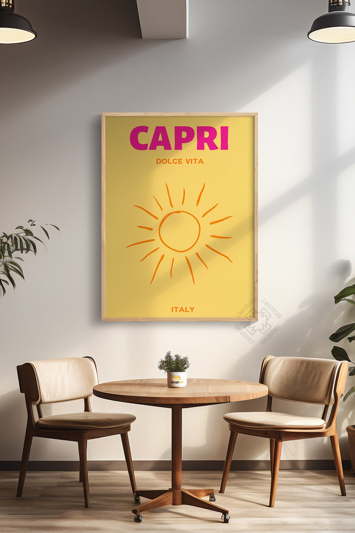 Şehir Serisi Ahşap Çerçeveli Poster, Tablo Duvar Dekoru No:30