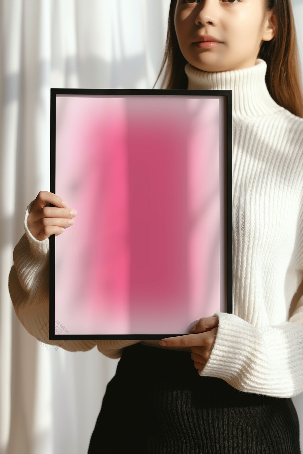 Aura Serisi Siyah Çerçeveli Poster, Tablo No:82