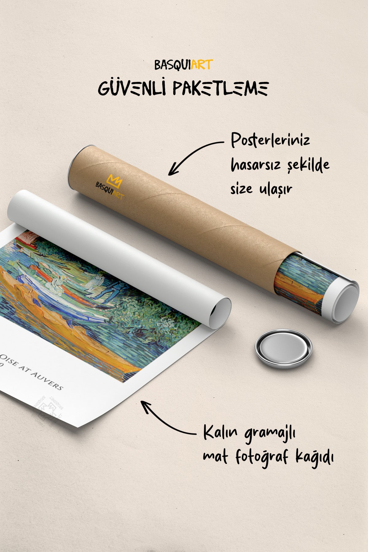 Vincent Van Gogh Serisi Poster, Duvar Dekoru No:10