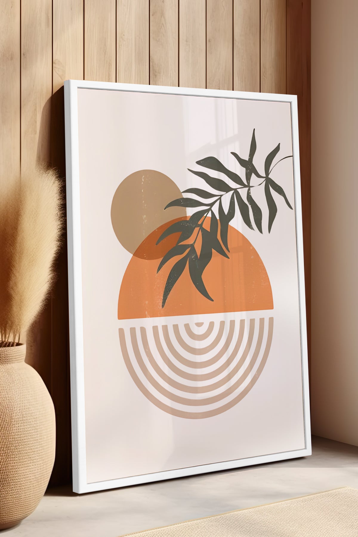 Bohemian Serisi Beyaz Çerçeveli Poster, Tablo No:39