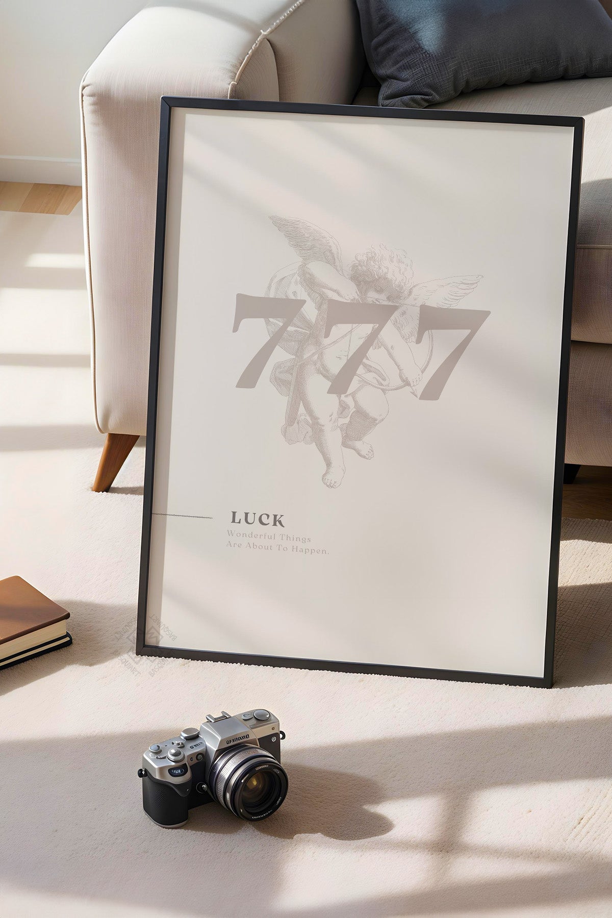 Lucky You Serisi Siyah Çerçeveli Poster, Tablo Duvar Dekoru No:8