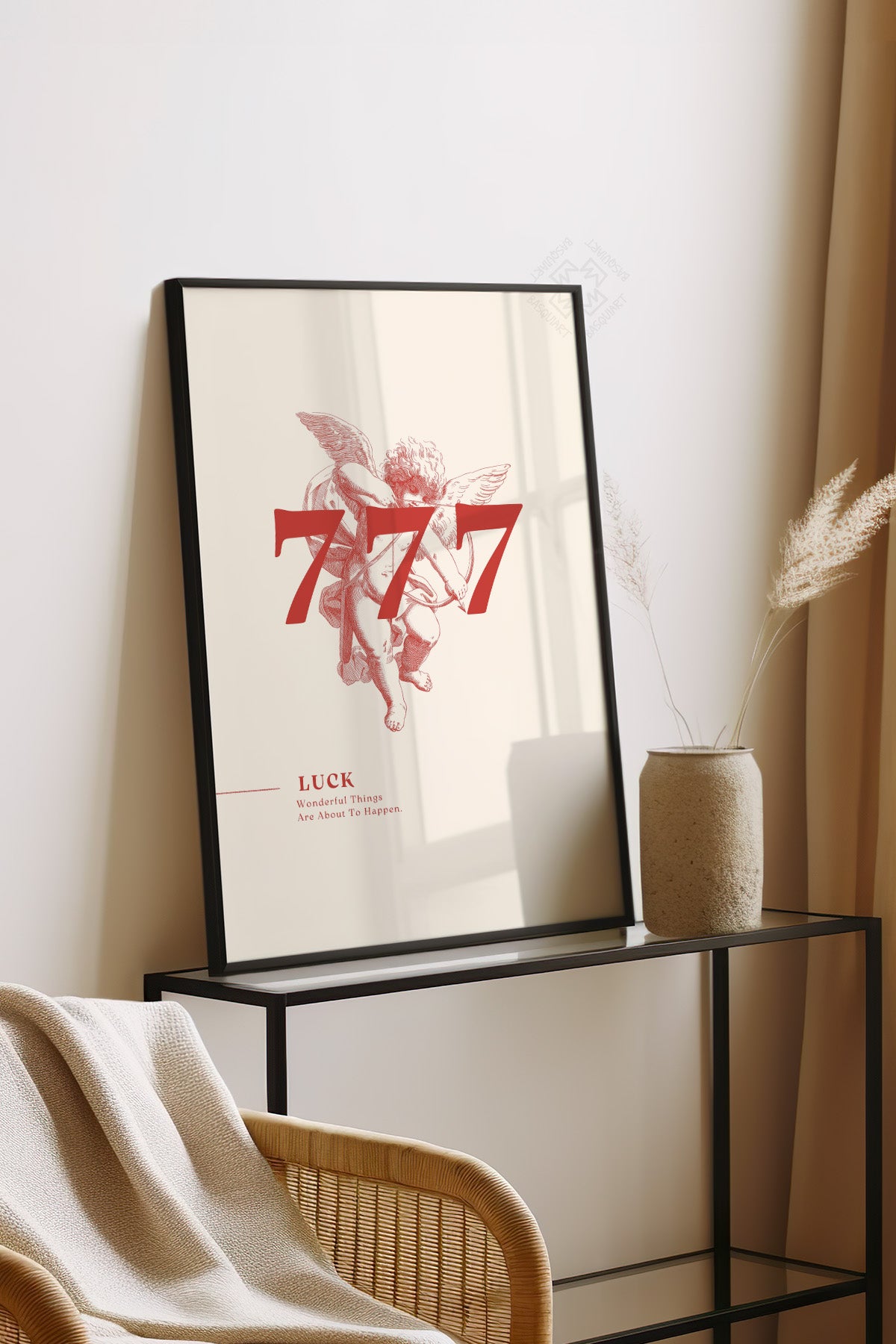 Lucky You Serisi Siyah Çerçeveli Poster, Tablo Duvar Dekoru No:66