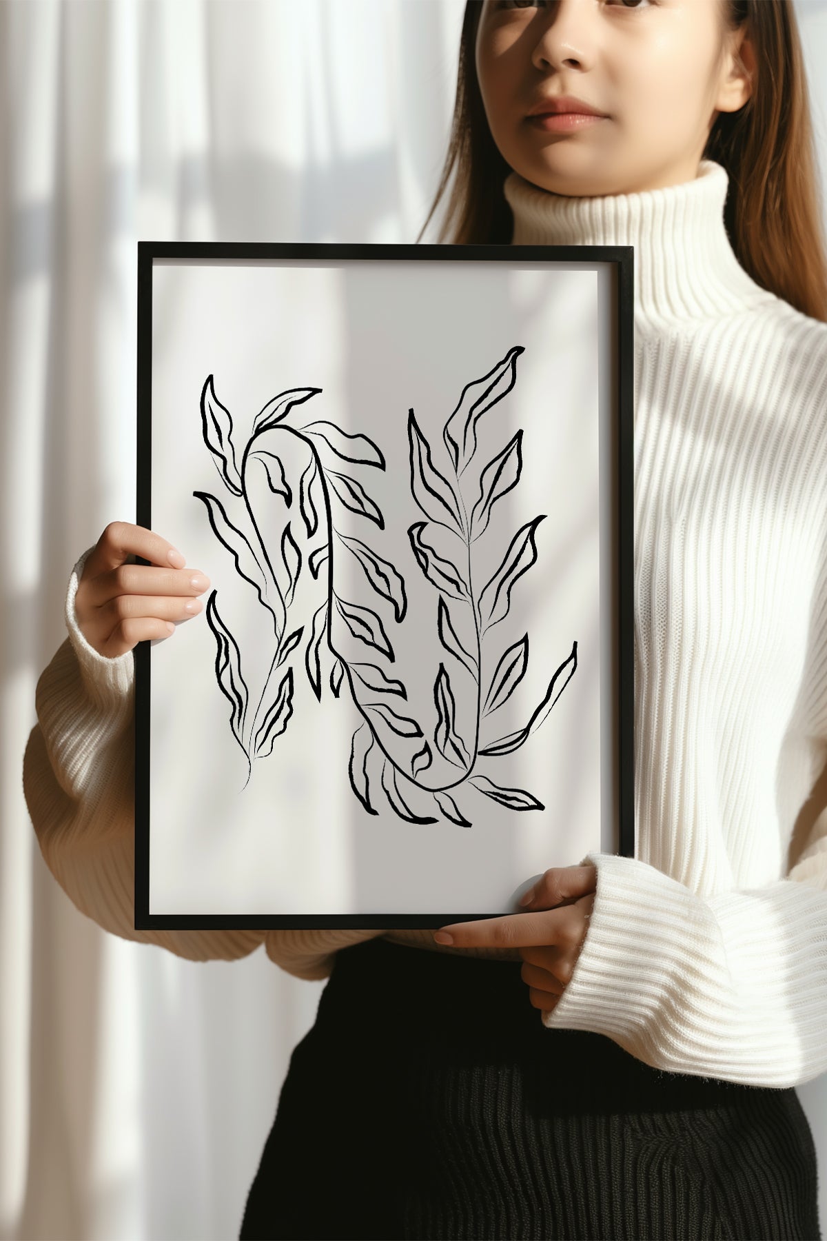Bohemian Serisi Siyah Çerçeveli Poster, Tablo No:113