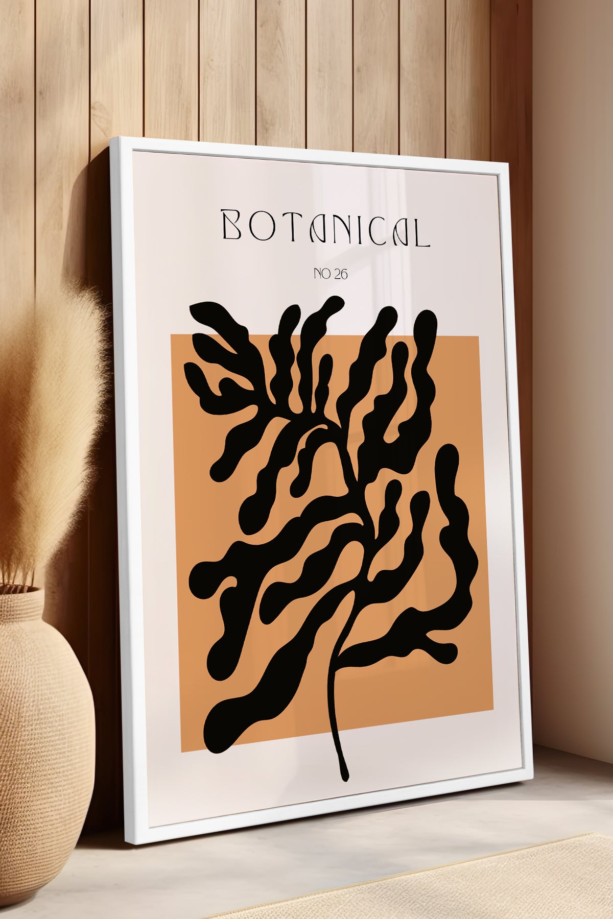 Bohemian Serisi Beyaz Çerçeveli Poster, Tablo No:126