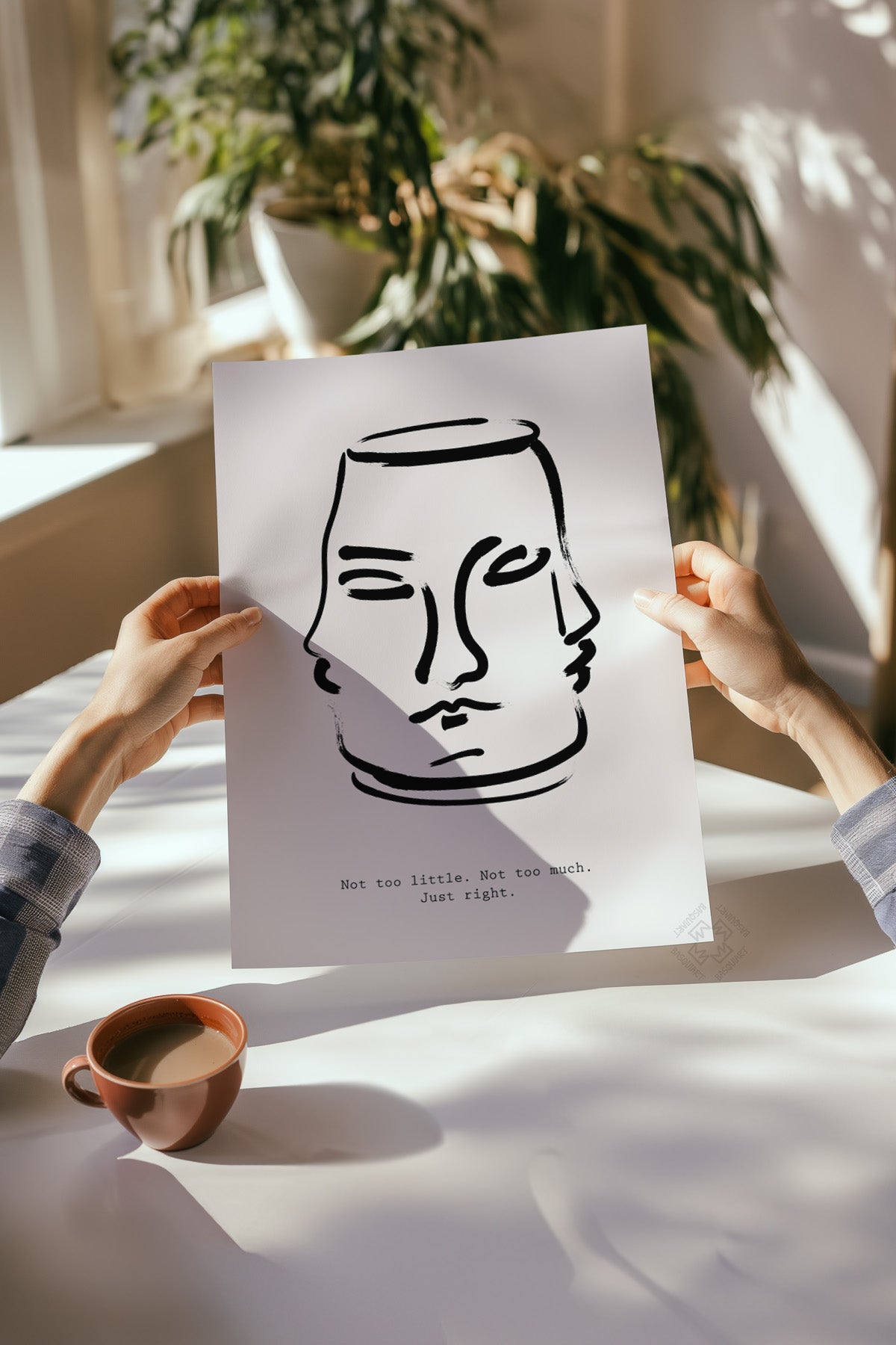 Bohem Minimalist 2'li Poster Seti, Duvar Dekoru No:18