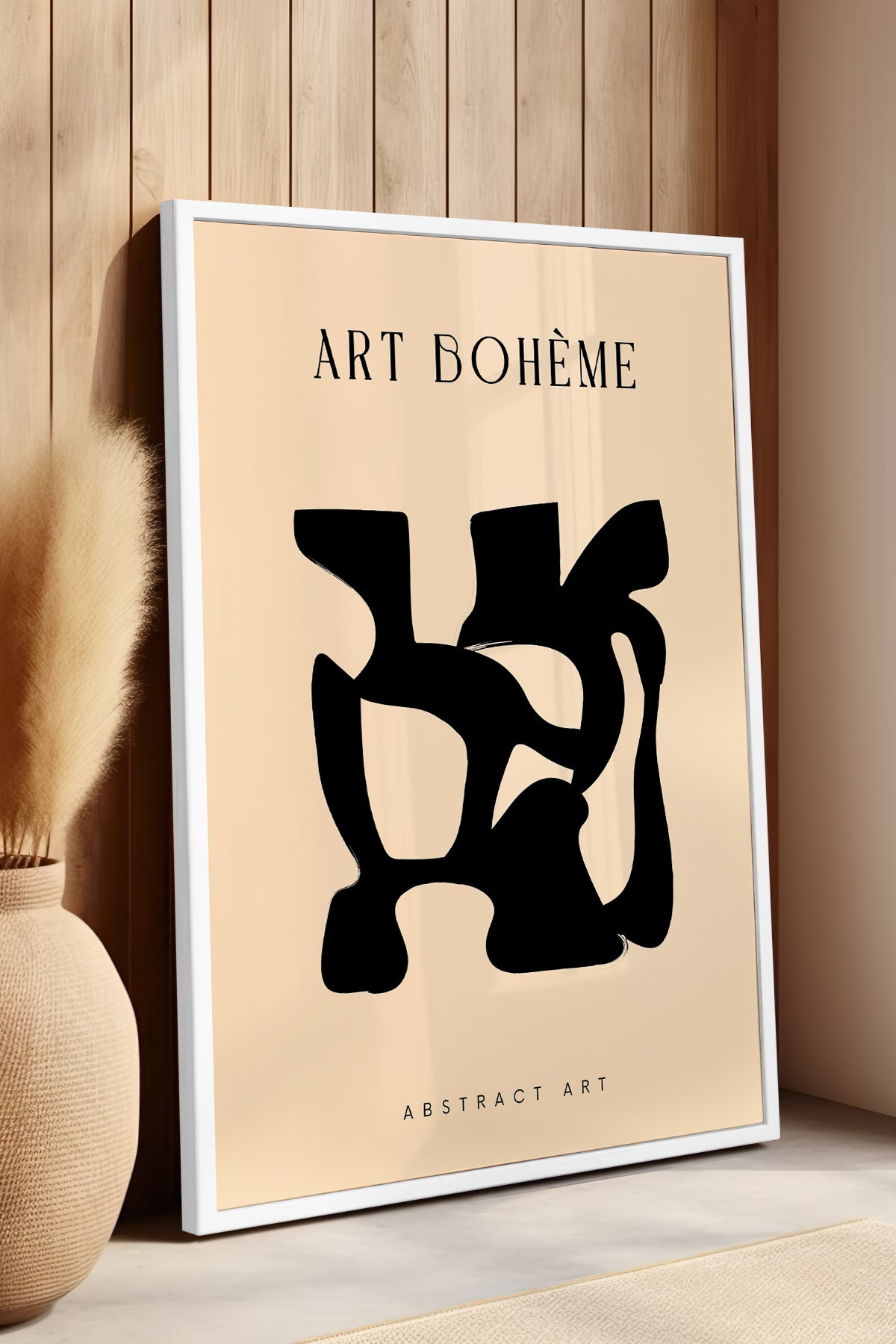 Bohemian Serisi Beyaz Çerçeveli Poster, Tablo No:137