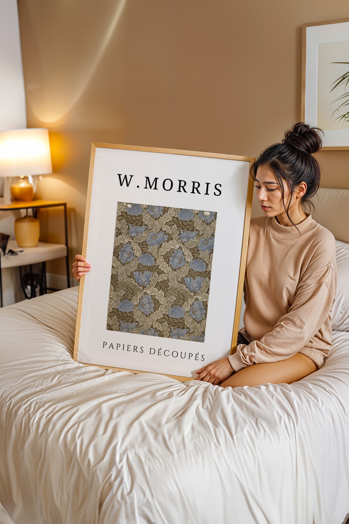 William Morris Serisi Ahşap Çerçeveli Poster, Tablo Duvar Dekoru No:7