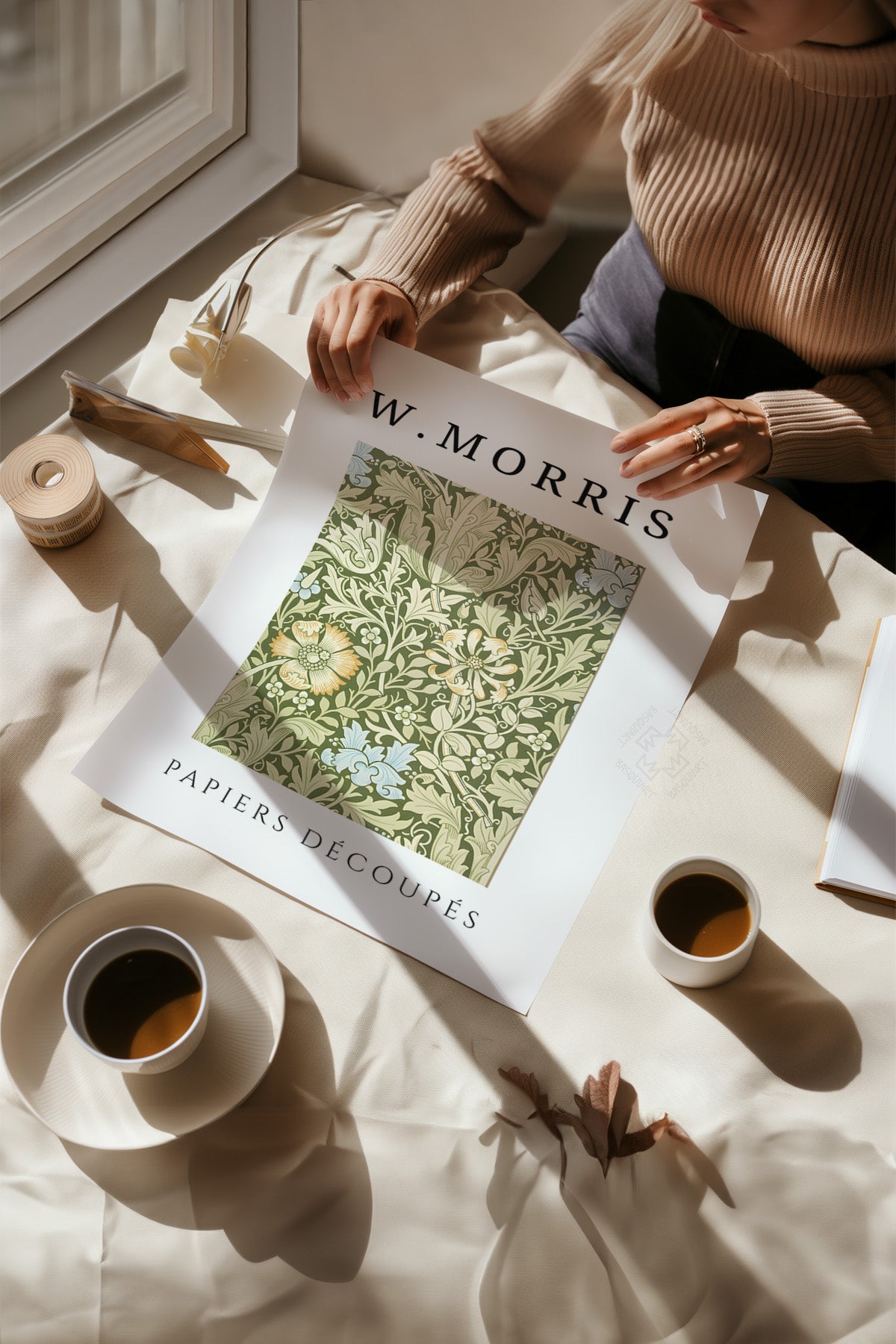 William Morris 4'lü Poster Seti, Duvar Dekoru No:41