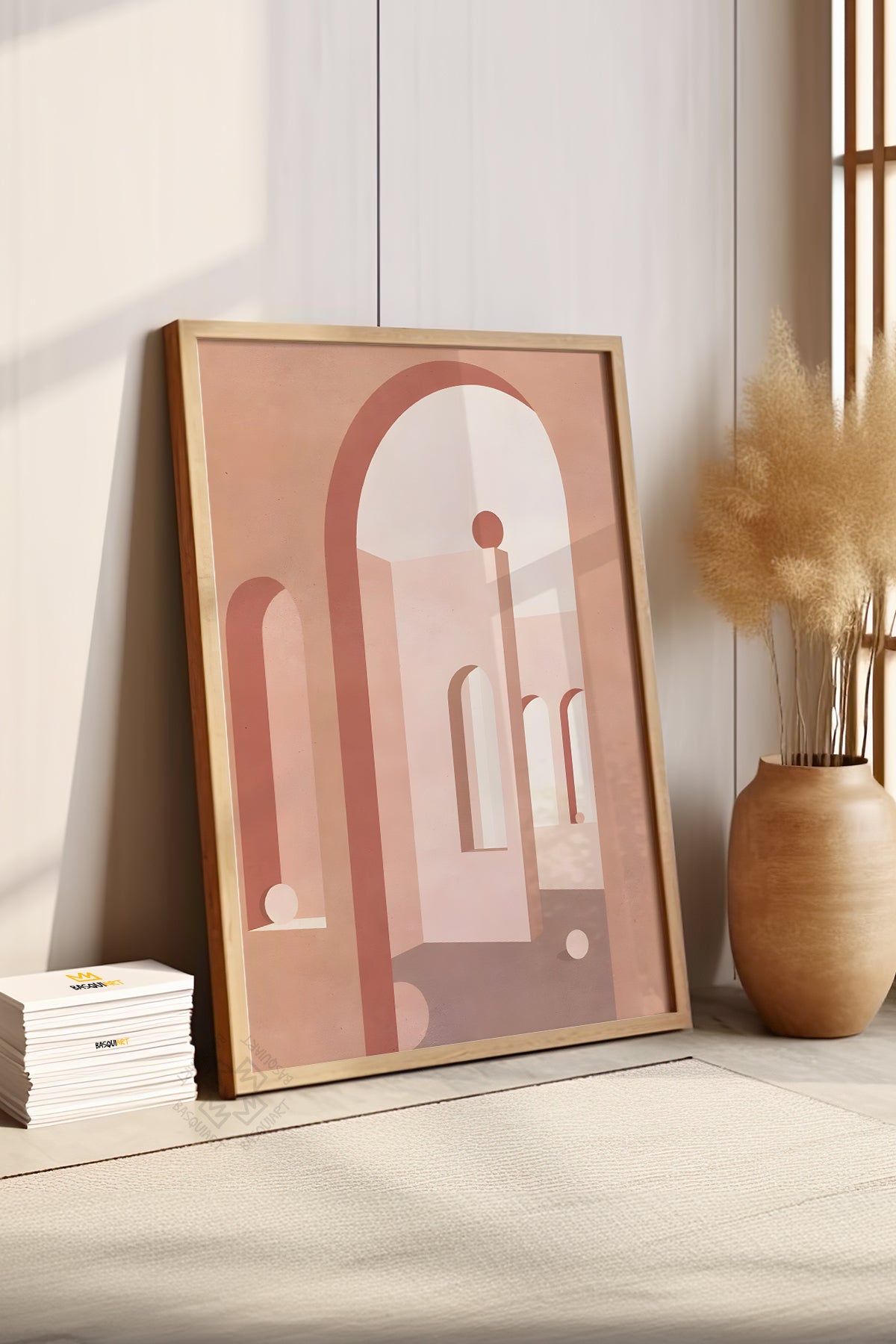 Bohemian Serisi Ahşap Çerçeveli Poster, Tablo No:30