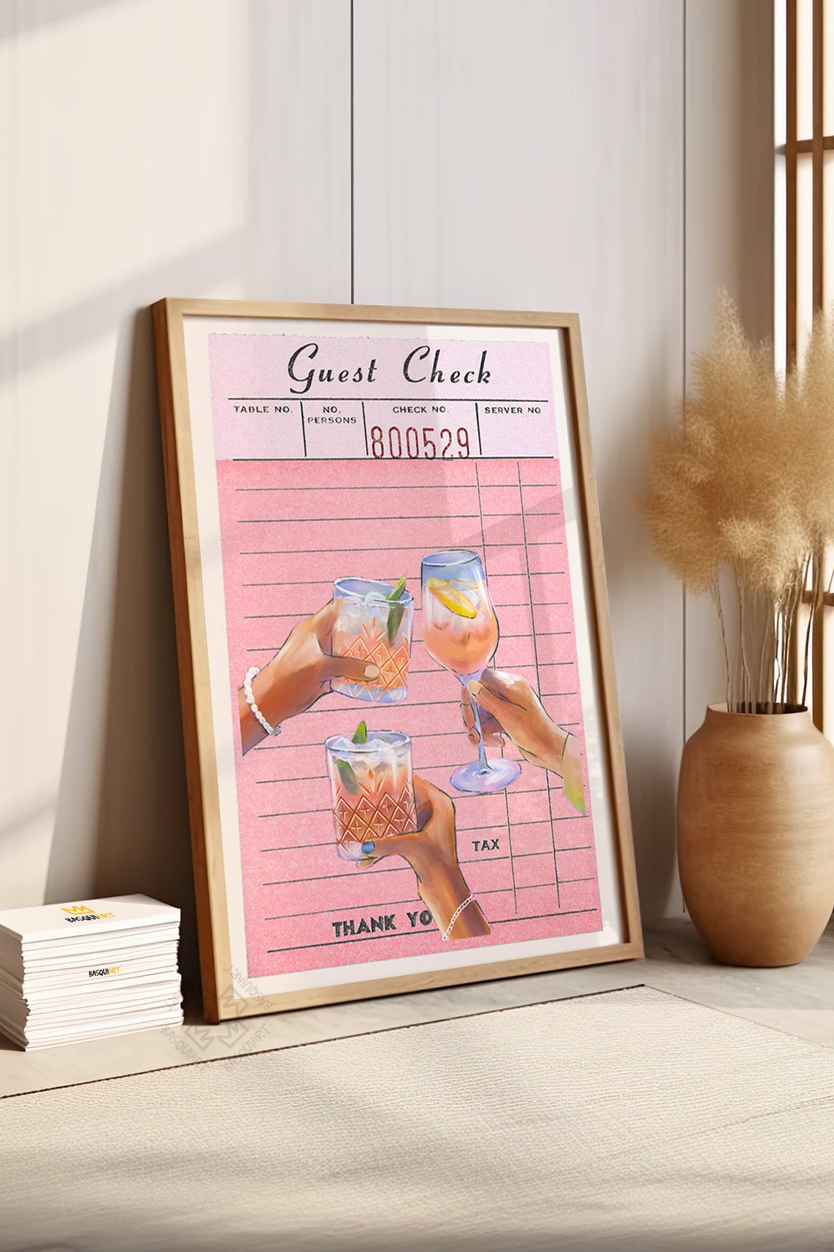 Lucky You Serisi Ahşap Çerçeveli Poster, Tablo Duvar Dekoru No:92
