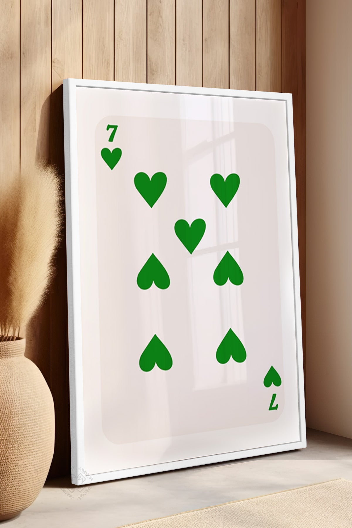 Lucky You Serisi Beyaz Çerçeveli Poster, Tablo Duvar Dekoru No:144