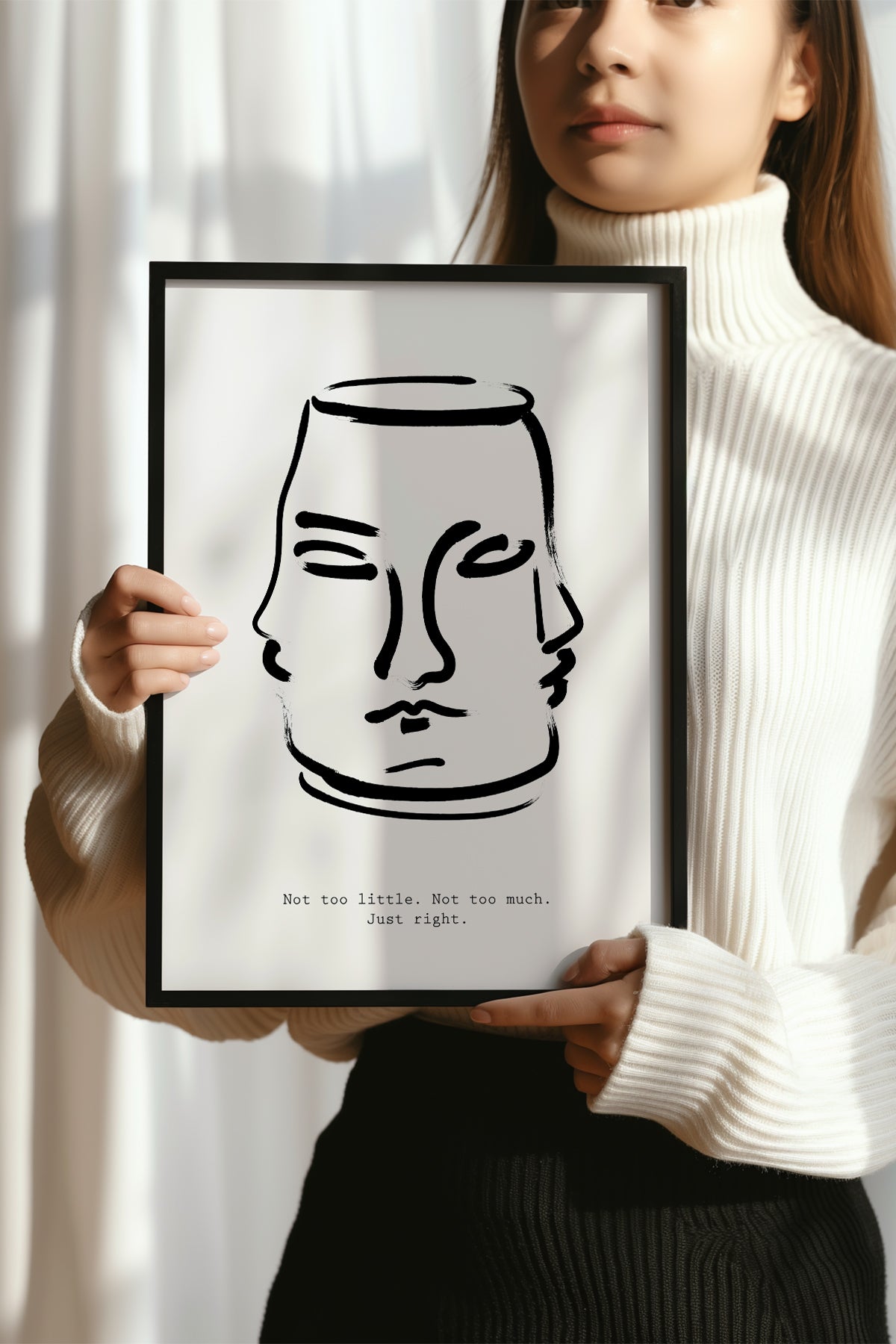 Bohemian Serisi Siyah Çerçeveli Poster, Tablo No:72