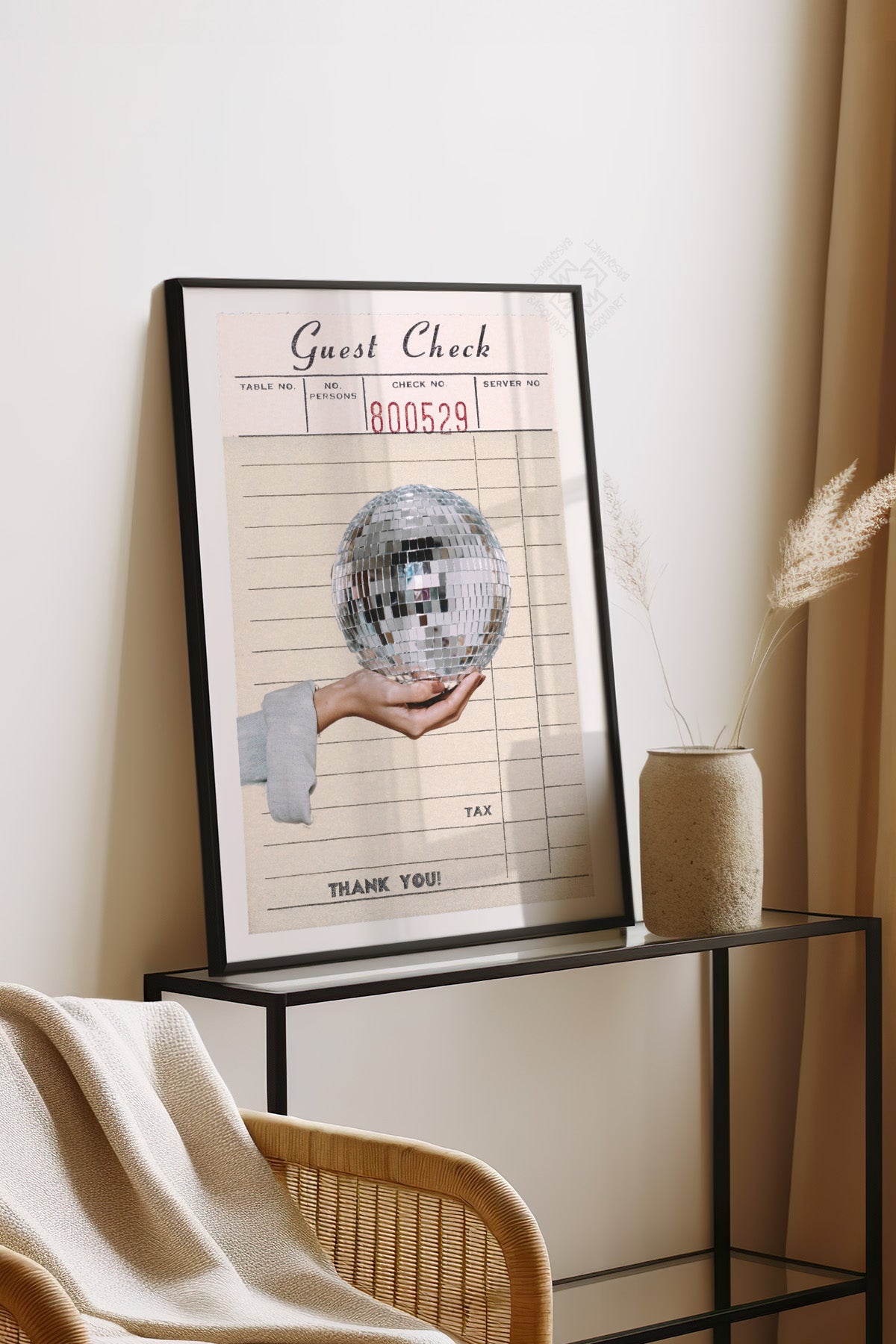 Lucky You Serisi Siyah Çerçeveli Poster, Tablo Duvar Dekoru No:12