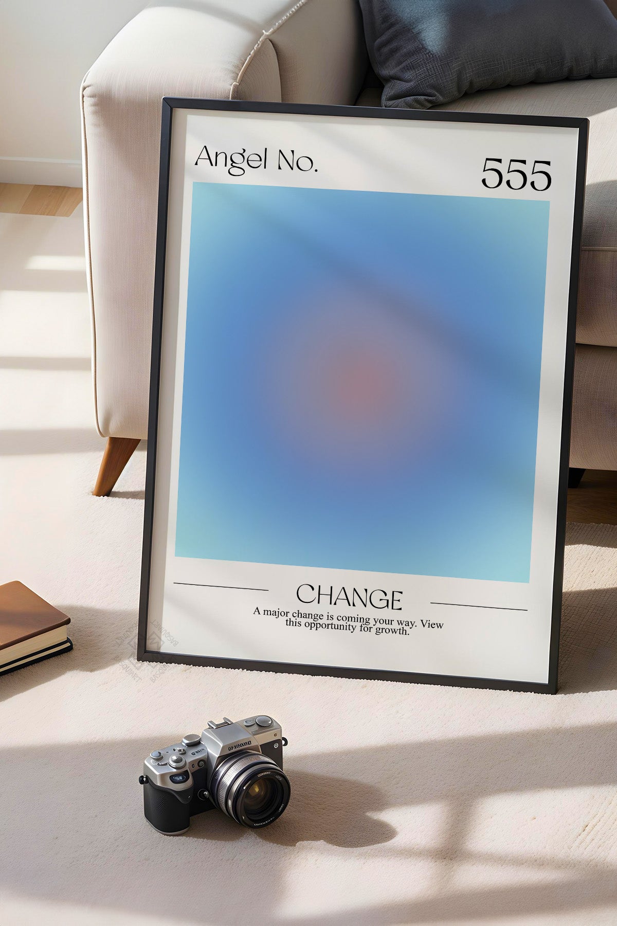 Aura Serisi Siyah Çerçeveli Poster, Tablo No:9