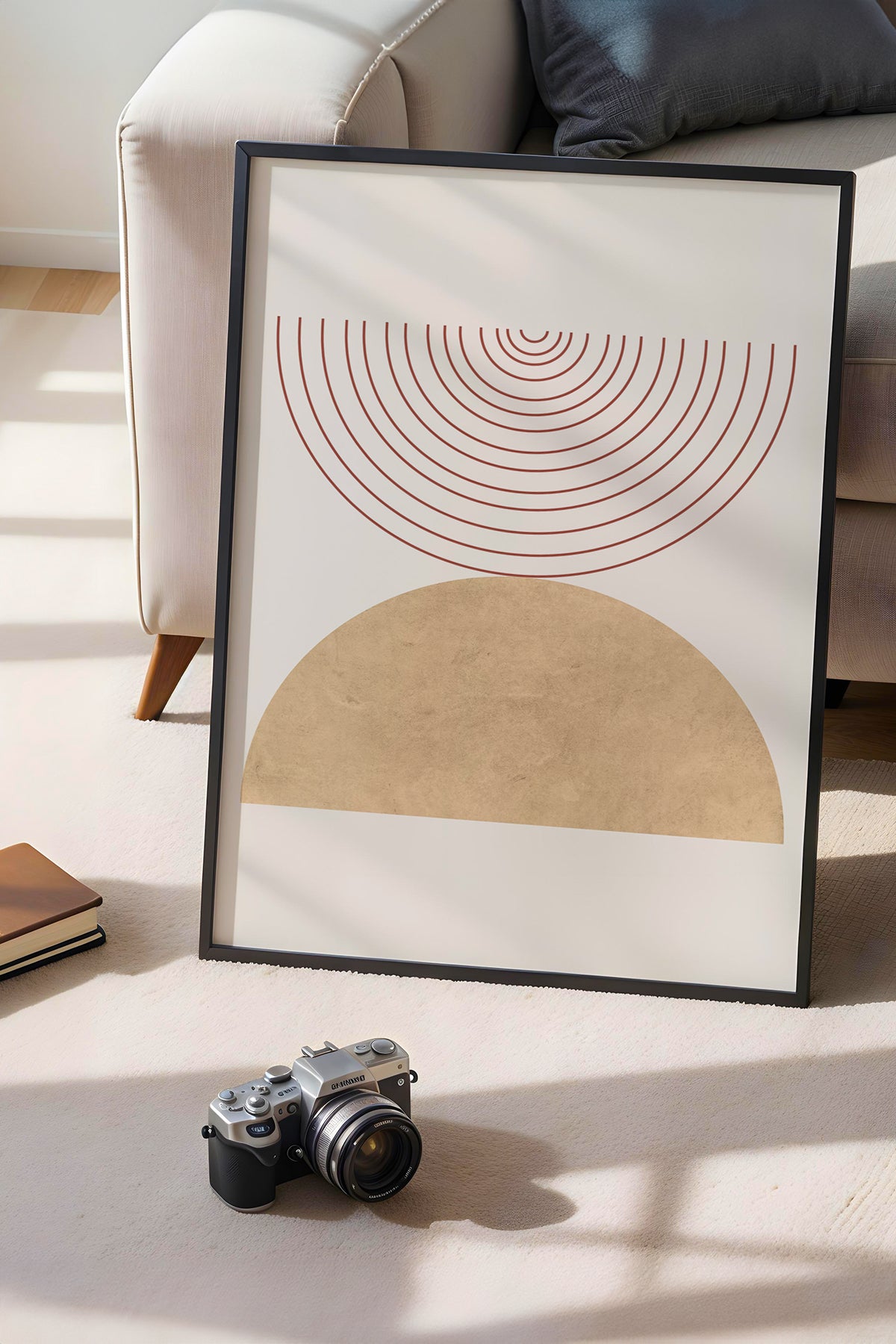 Bohemian Serisi Siyah Çerçeveli Poster, Tablo No:7