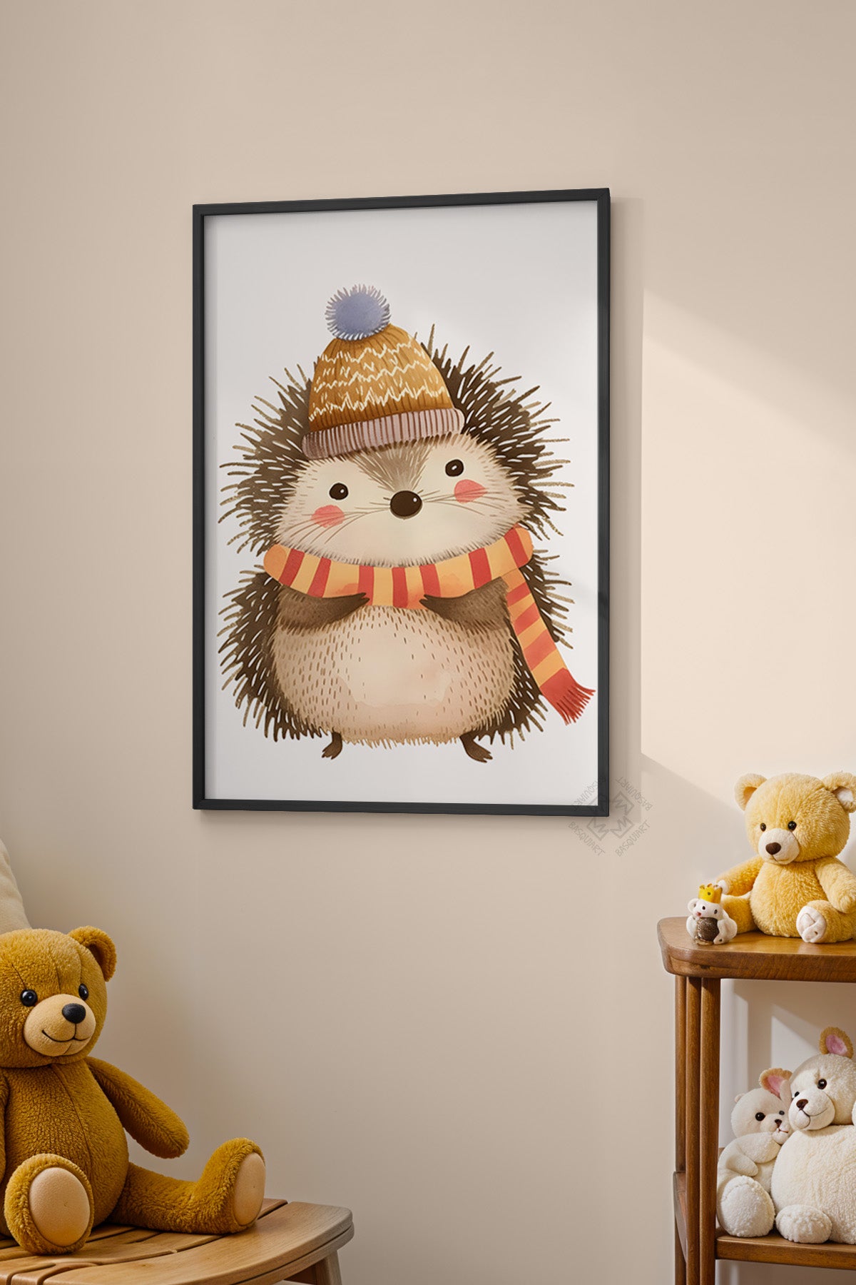 Çocuk Odası, Bebek Odası Siyah Çerçeveli Poster, Tablo No:79