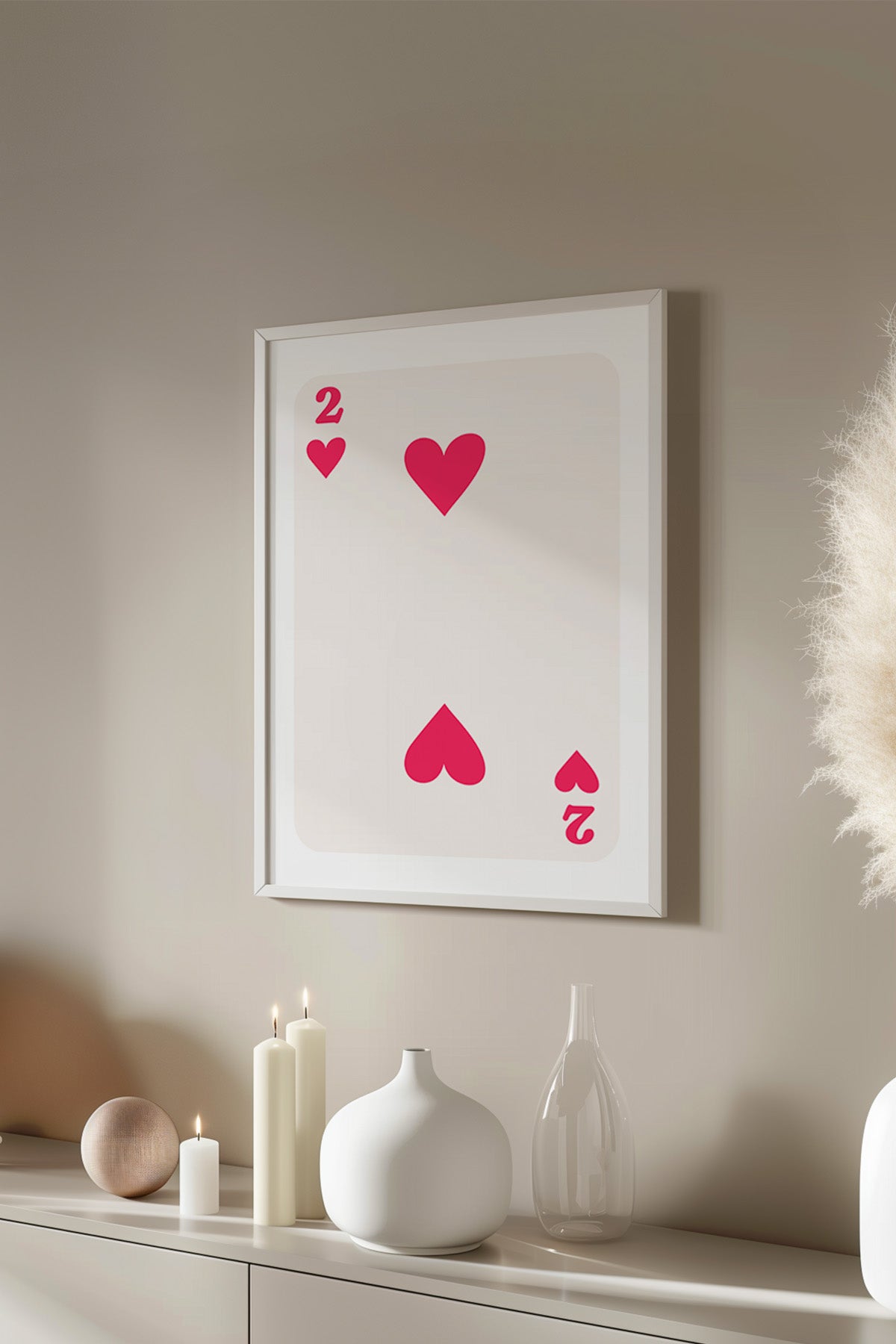 Lucky You Serisi Beyaz Çerçeveli Poster, Tablo Duvar Dekoru No:95