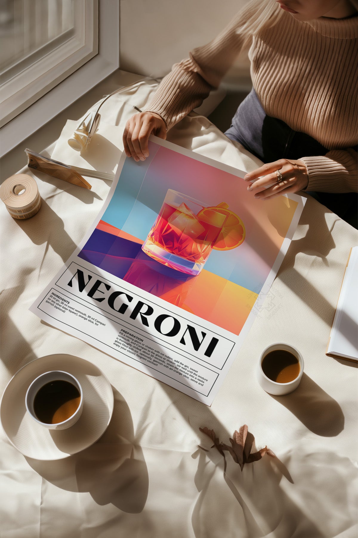 Kokteyl Serisi Poster, Cafe, Restoran, Mutfak Duvar Dekoru No:2