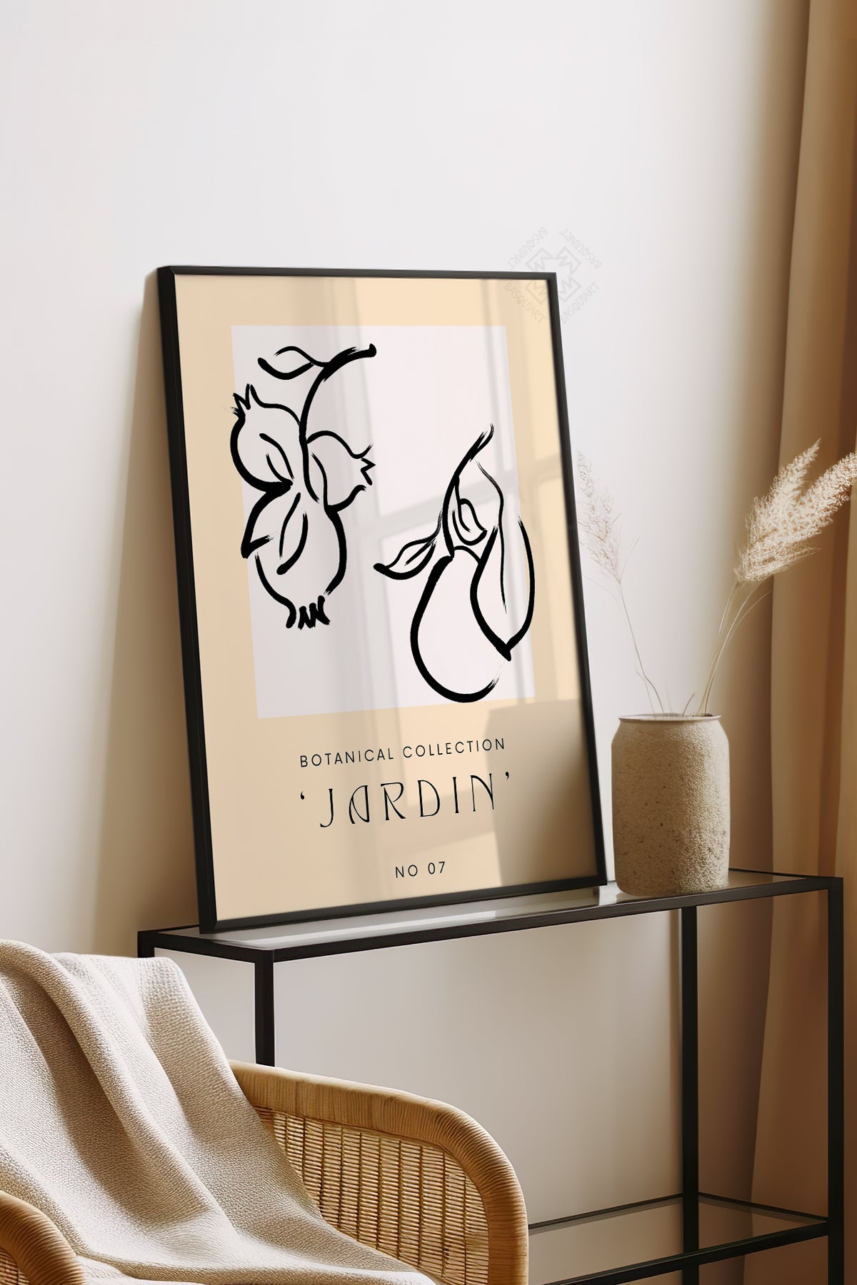 Bohemian Serisi Siyah Çerçeveli Poster, Tablo No:119