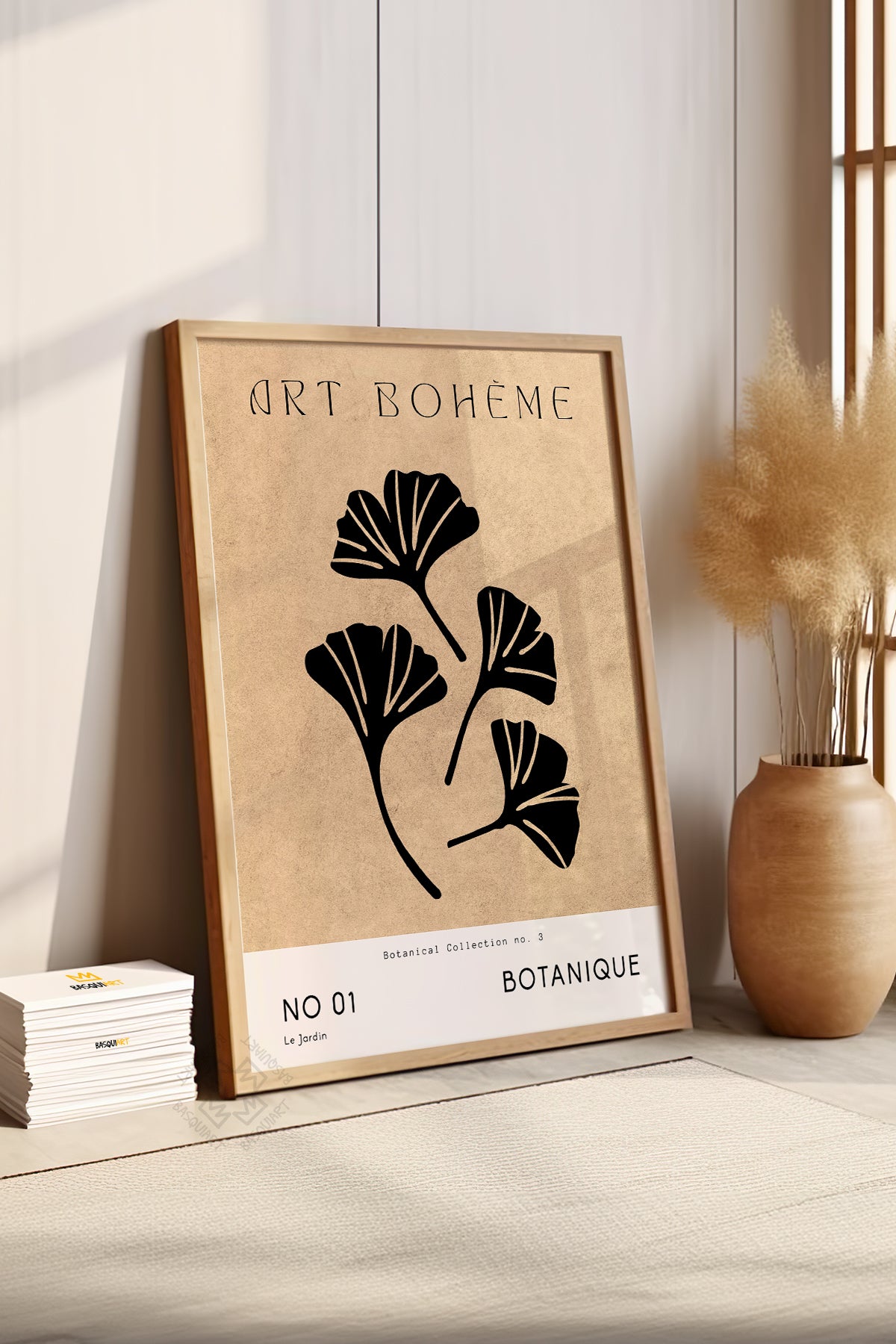 Bohemian Serisi Ahşap Çerçeveli Poster, Tablo No:117