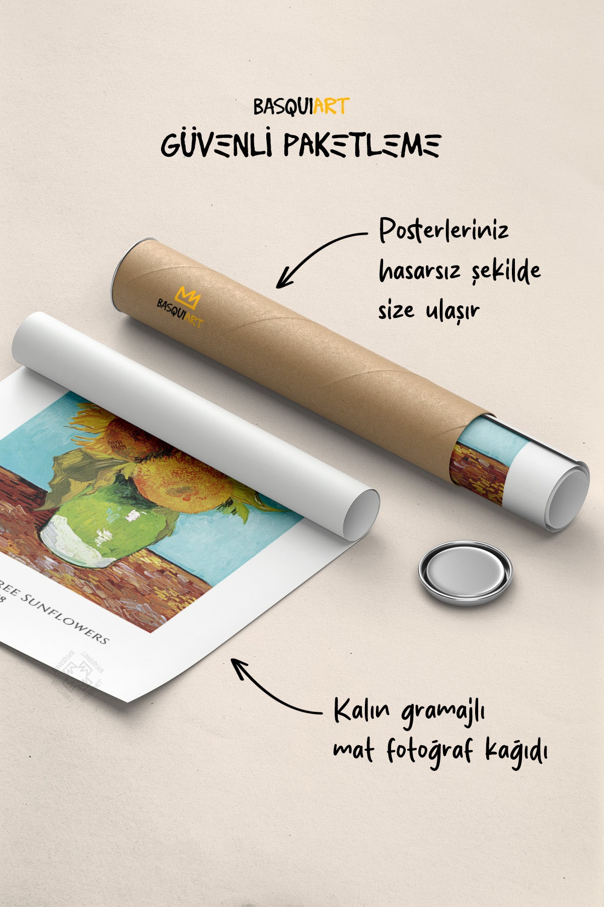 Vincent Van Gogh Serisi Poster, Duvar Dekoru No:21