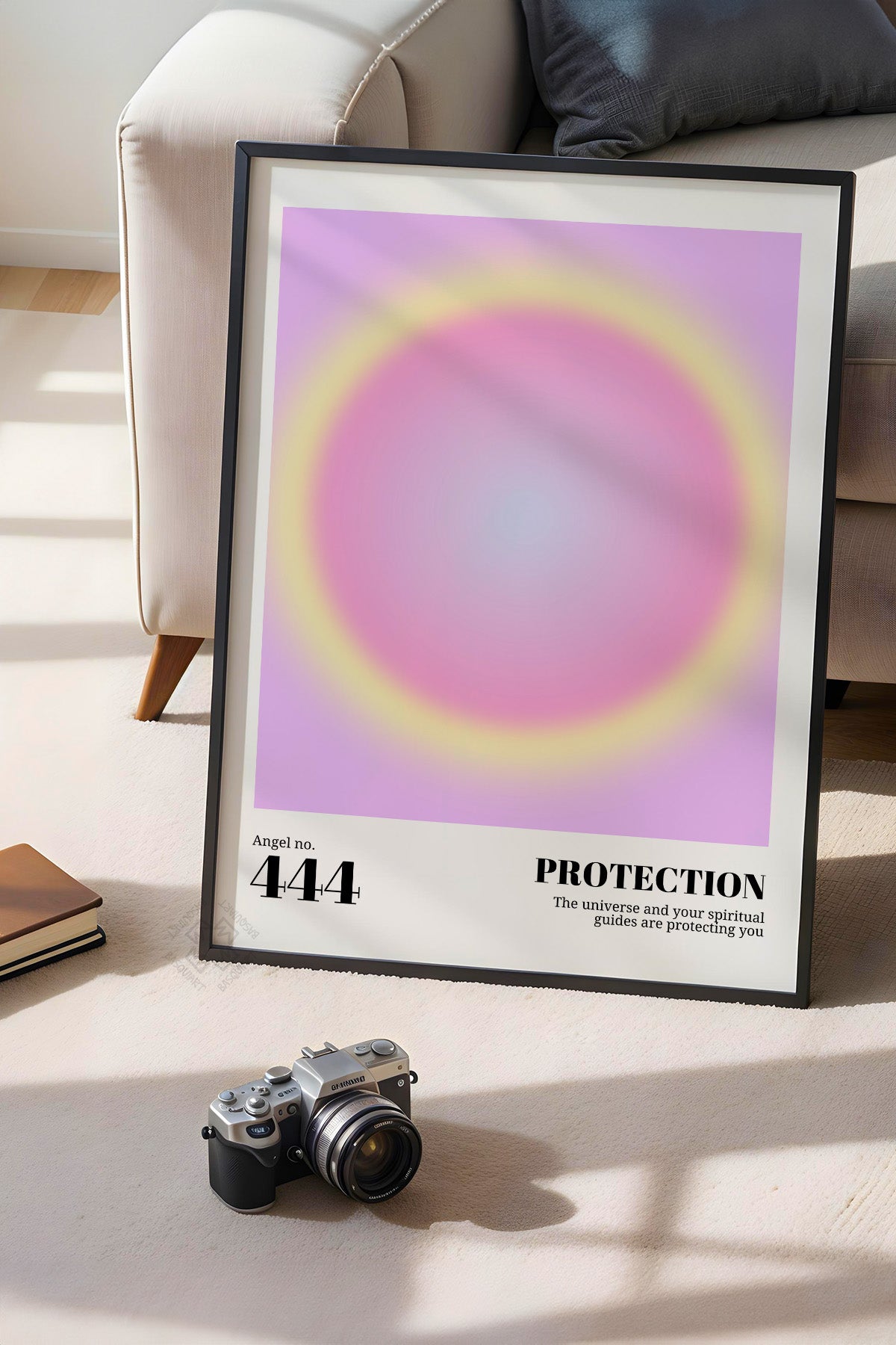 Aura Serisi Siyah Çerçeveli Poster, Tablo No:2