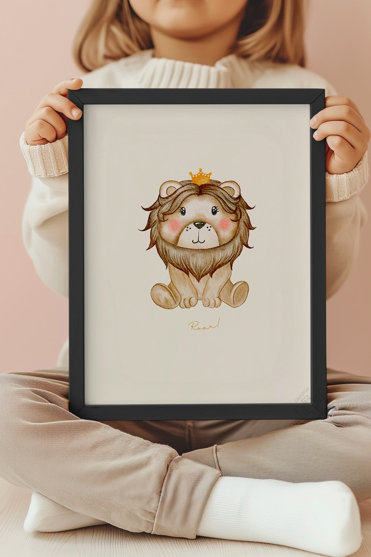 Çocuk Odası, Bebek Odası Siyah Çerçeveli Poster, Tablo No:36