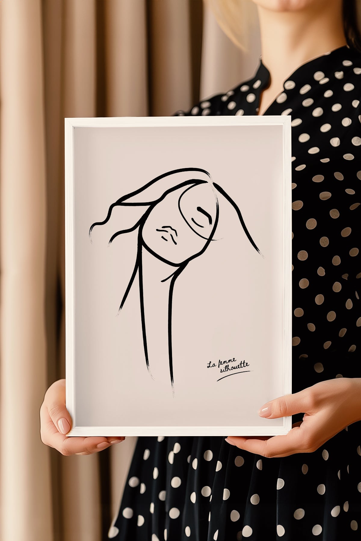 Bohemian Serisi Beyaz Çerçeveli Poster, Tablo No:86
