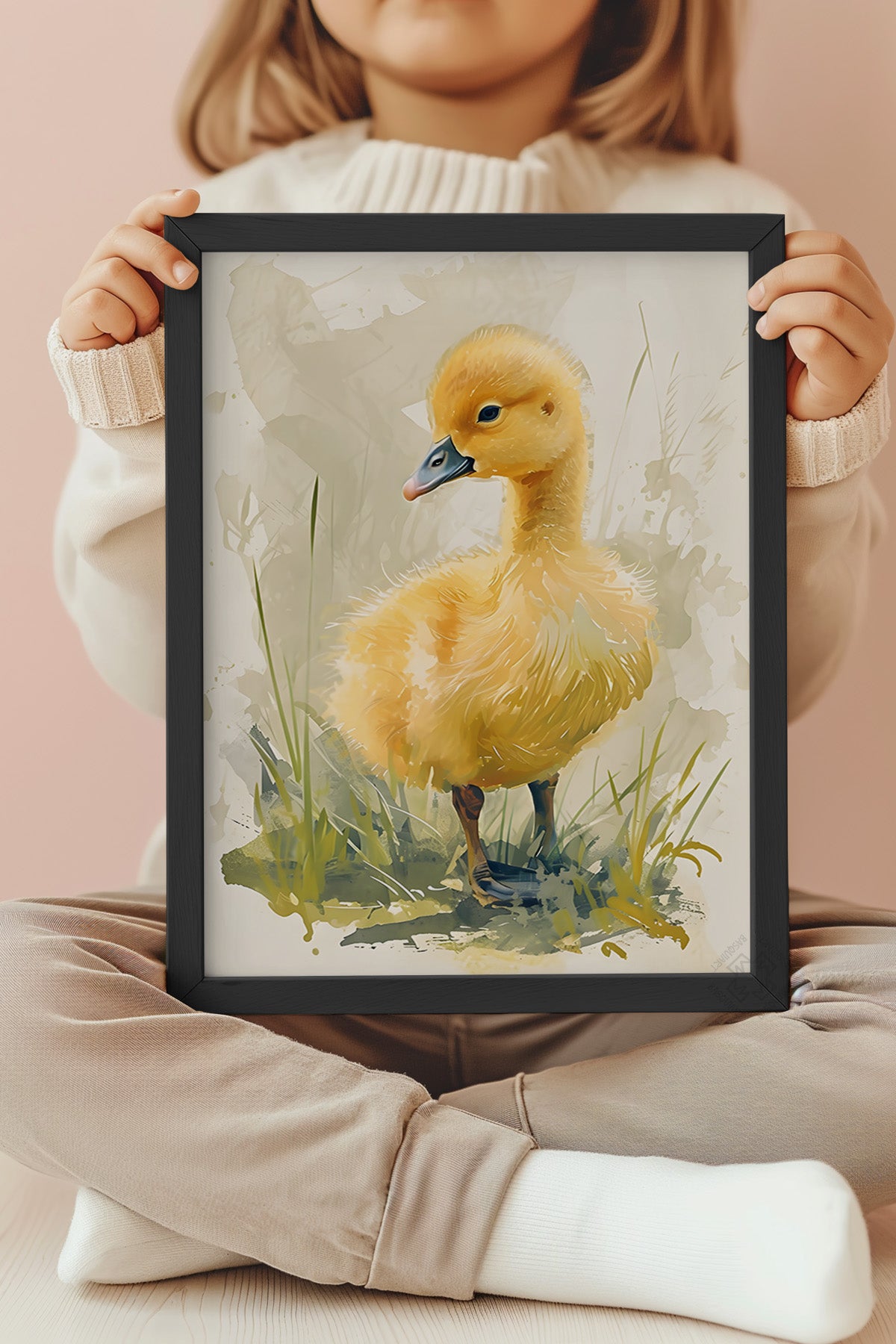 Çocuk Odası, Bebek Odası Siyah Çerçeveli Poster, Tablo No:63