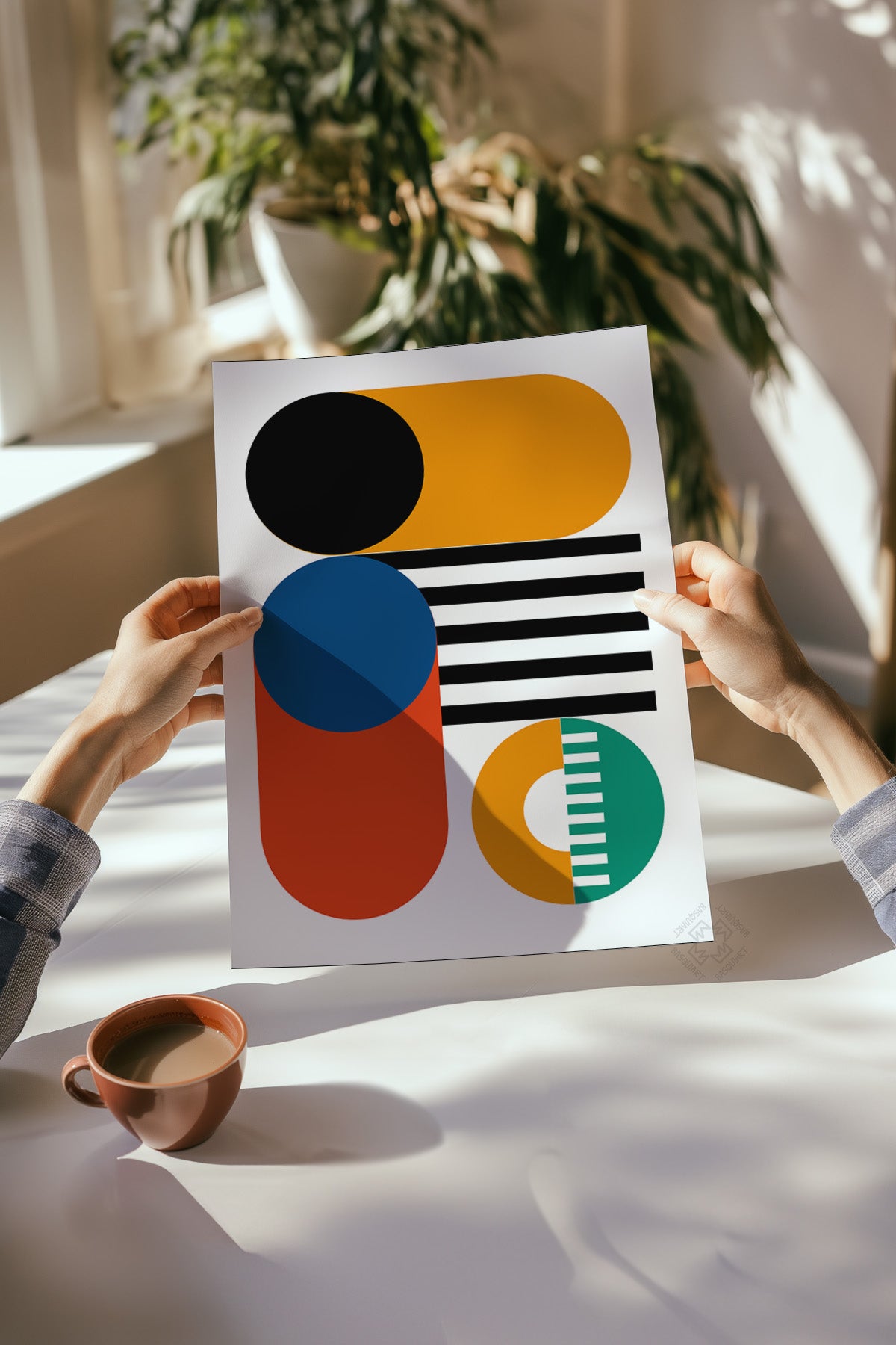 Bauhaus Serisi Poster, Duvar Dekoru No:4