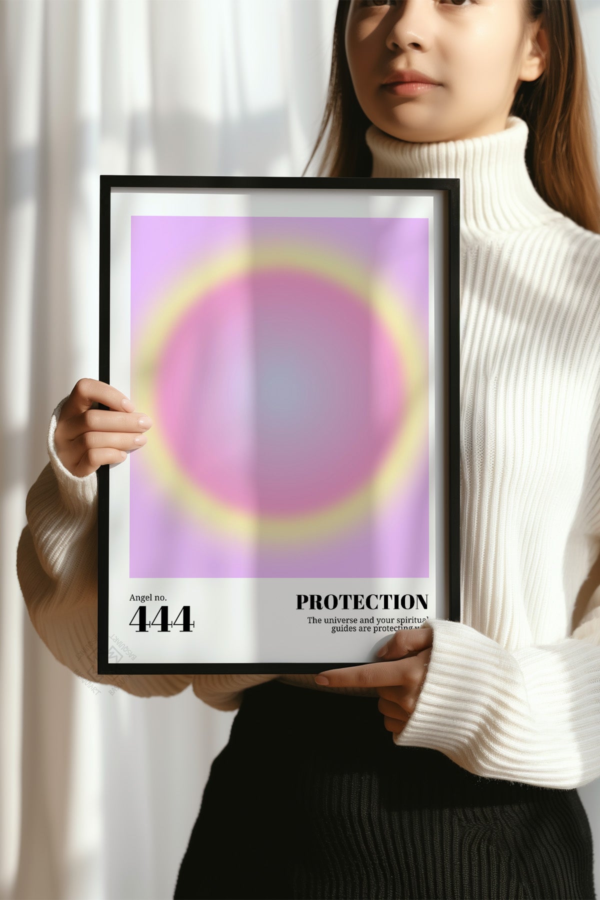 Aura Serisi Siyah Çerçeveli Poster, Tablo No:2