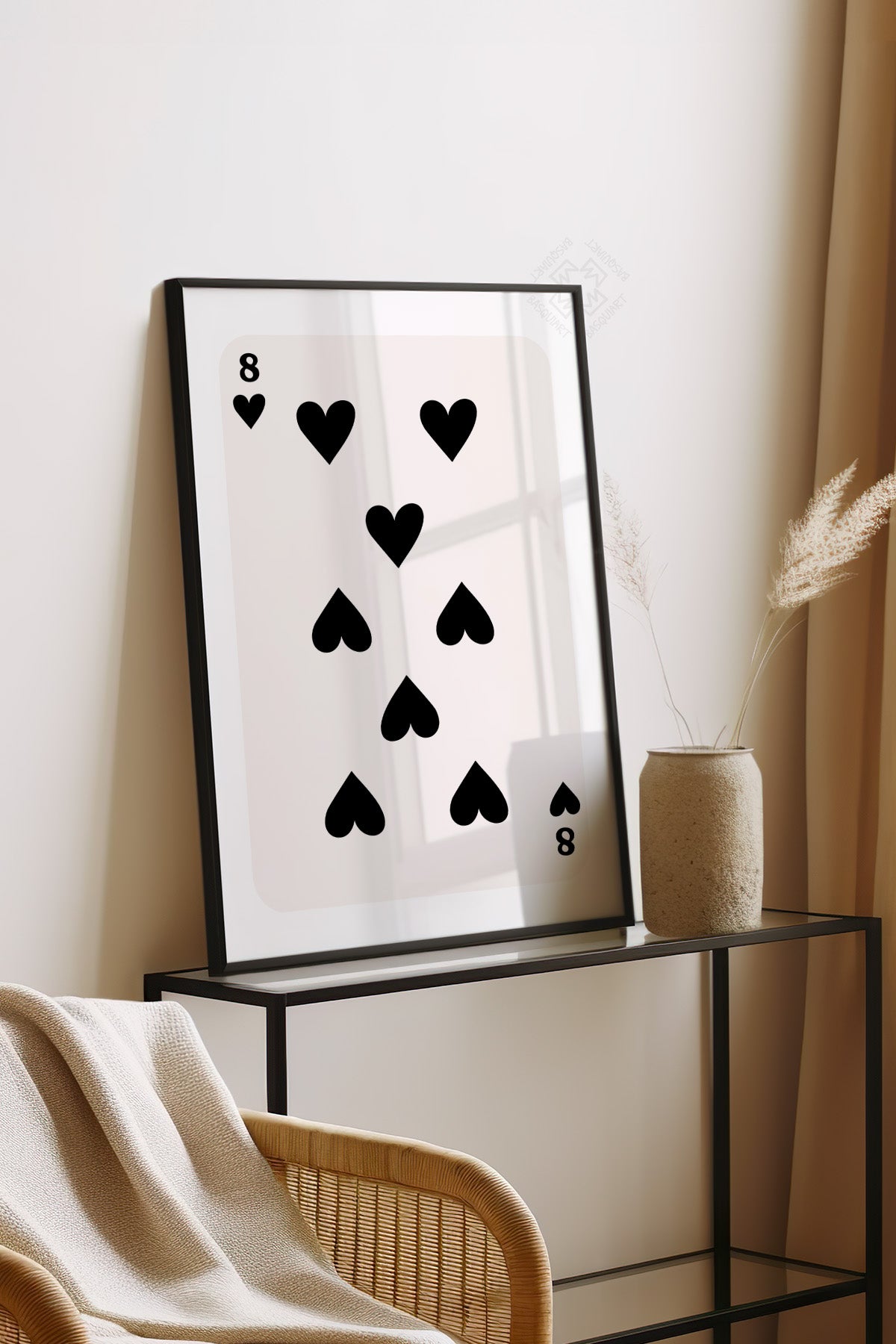 Lucky You Serisi Siyah Çerçeveli Poster, Tablo Duvar Dekoru No:122