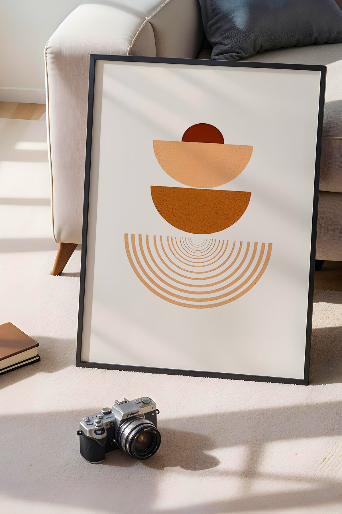 Bohemian Serisi Siyah Çerçeveli Poster, Tablo No:40
