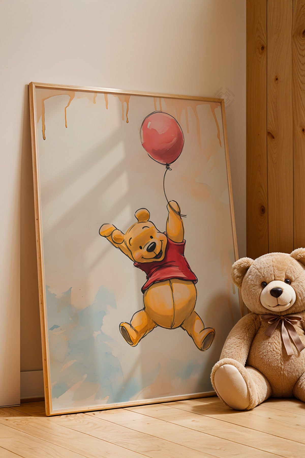 Çocuk Odası, Bebek Odası Ahşap Çerçeveli Poster, Tablo No:69