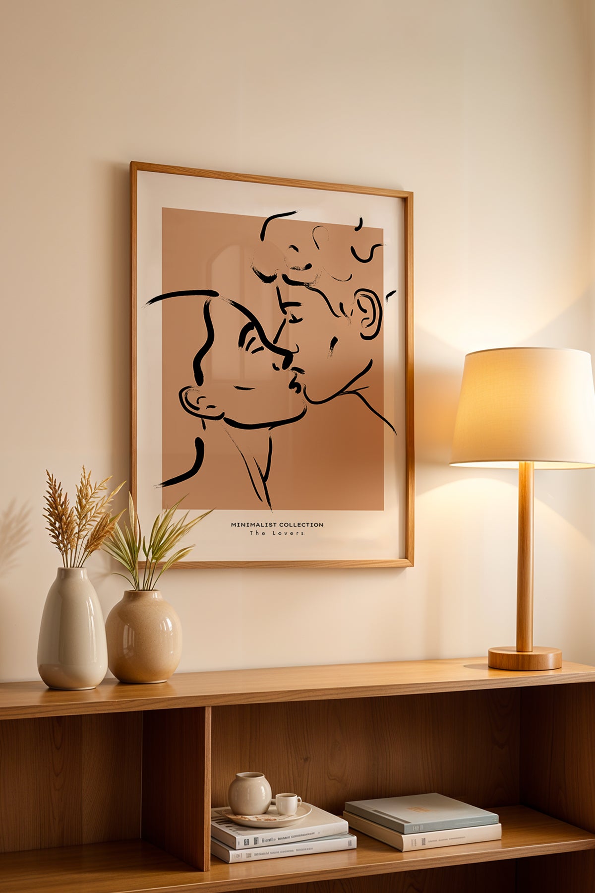 Bohemian Serisi Ahşap Çerçeveli Poster, Tablo No:105