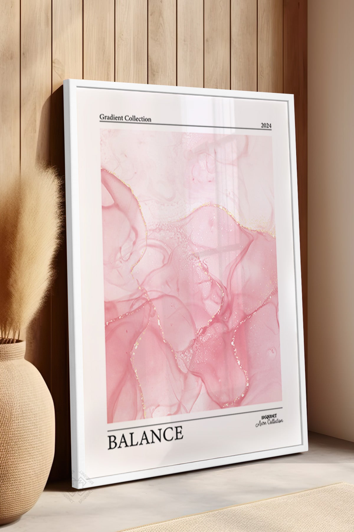 Aura Serisi Beyaz Çerçeveli Poster, Tablo No:28
