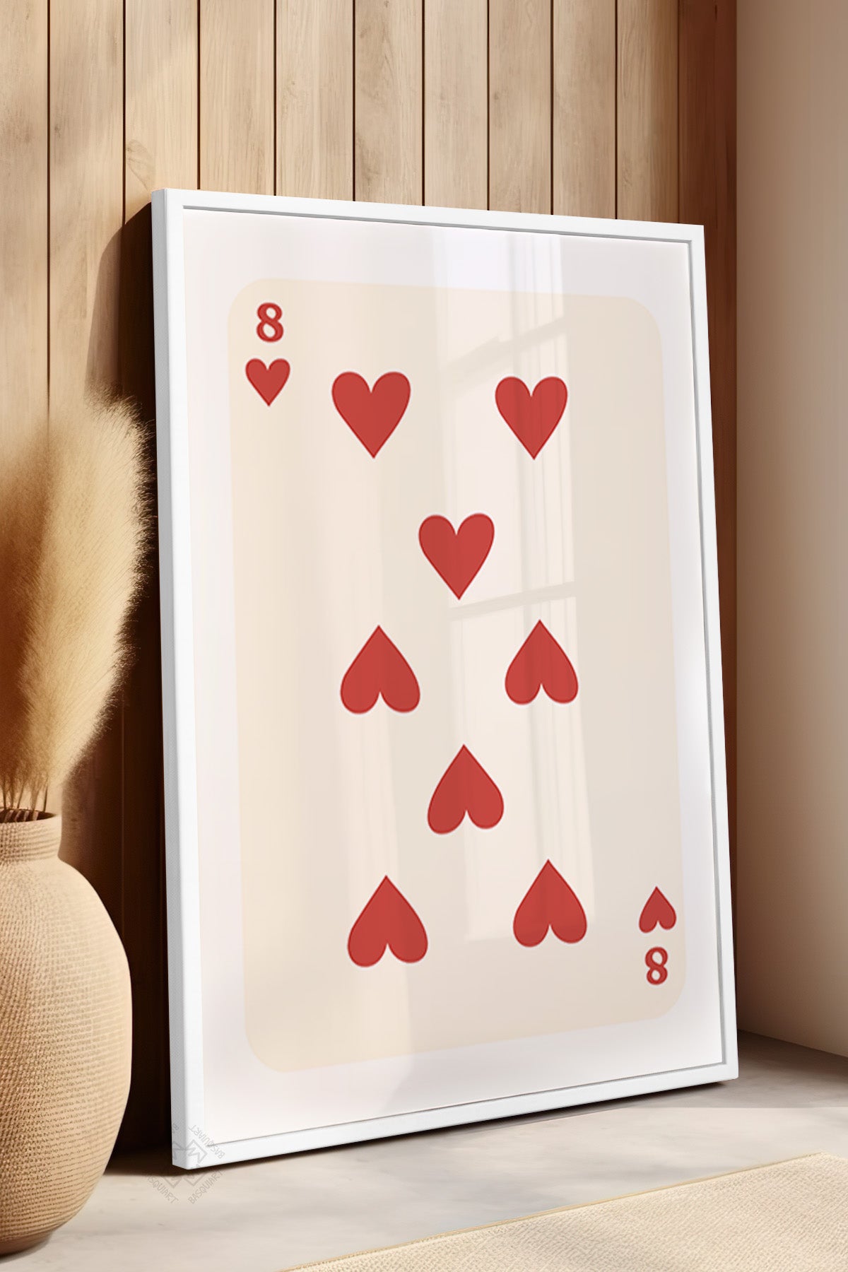 Lucky You Serisi Beyaz Çerçeveli Poster, Tablo Duvar Dekoru No:77