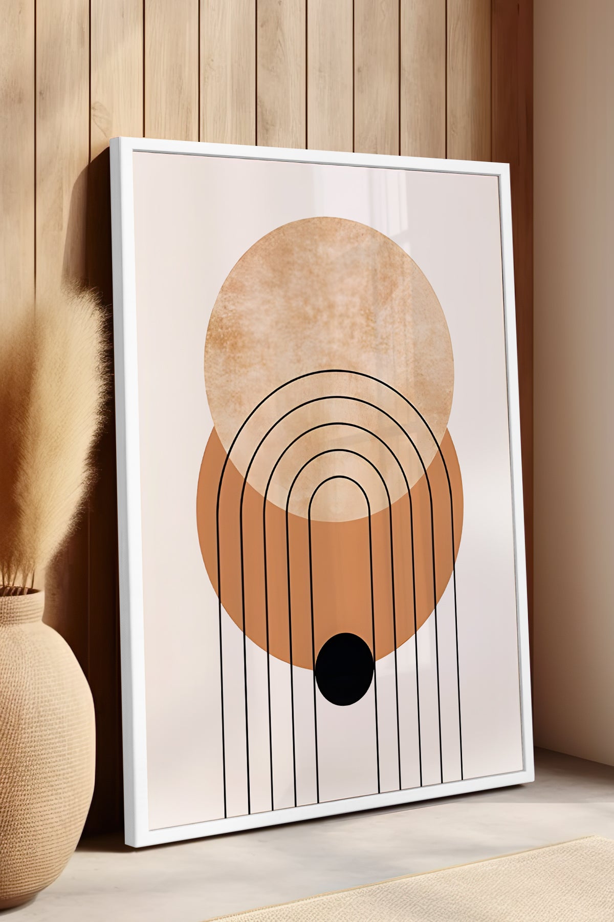 Bohemian Serisi Beyaz Çerçeveli Poster, Tablo No:32
