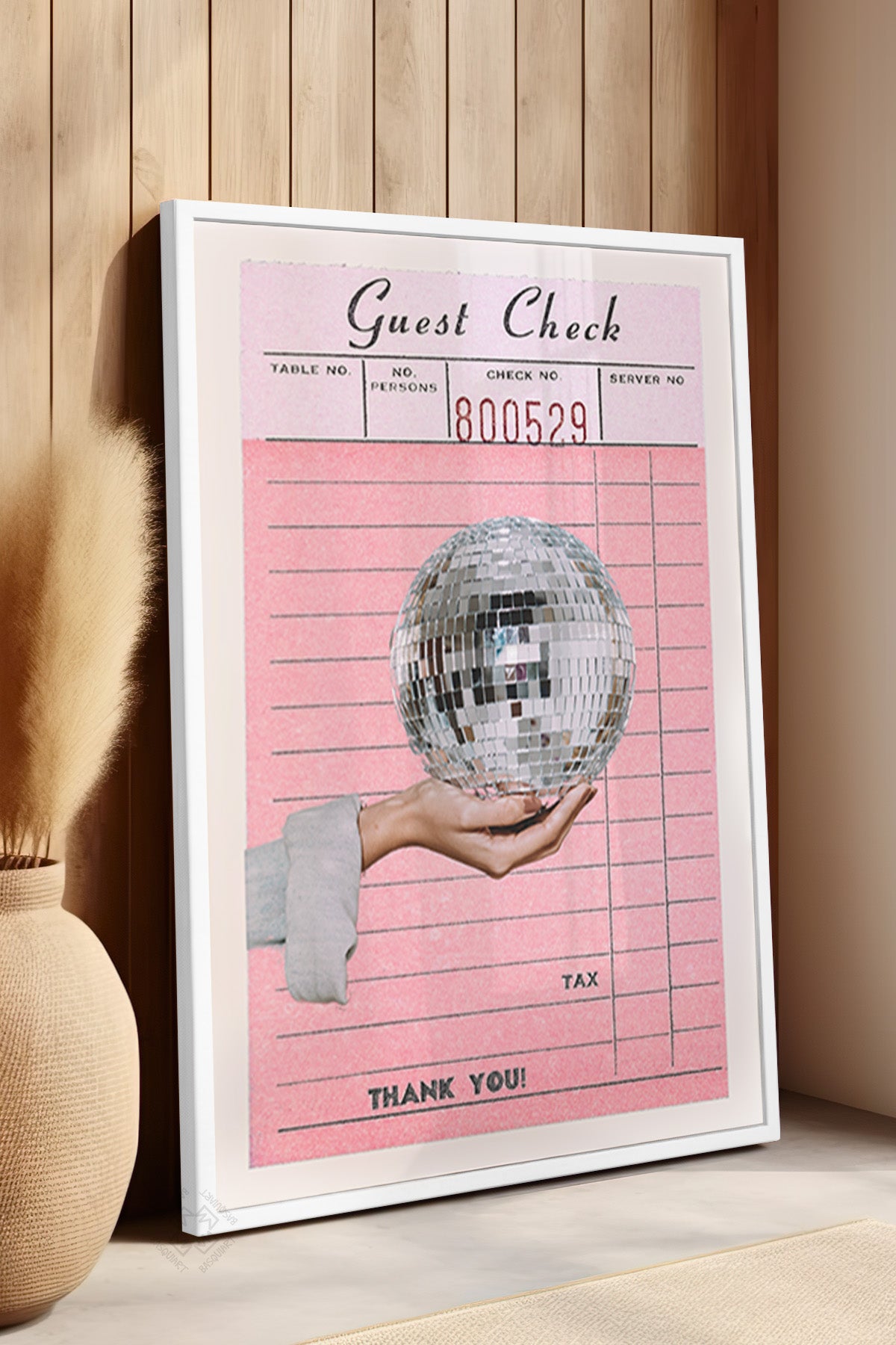 Lucky You Serisi Beyaz Çerçeveli Poster, Tablo Duvar Dekoru No:91