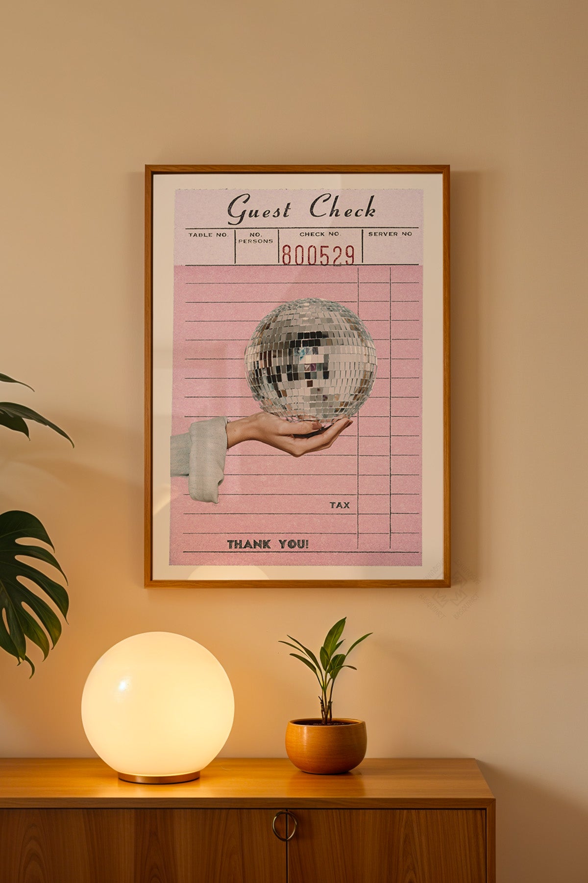 Lucky You Serisi Ahşap Çerçeveli Poster, Tablo Duvar Dekoru No:50