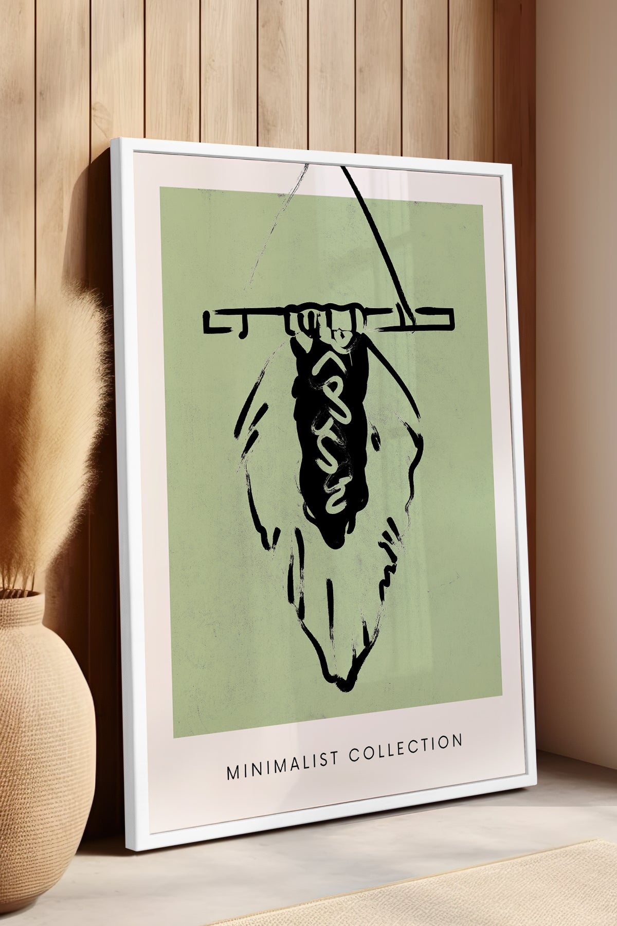 Bohemian Serisi Beyaz Çerçeveli Poster, Tablo No:57
