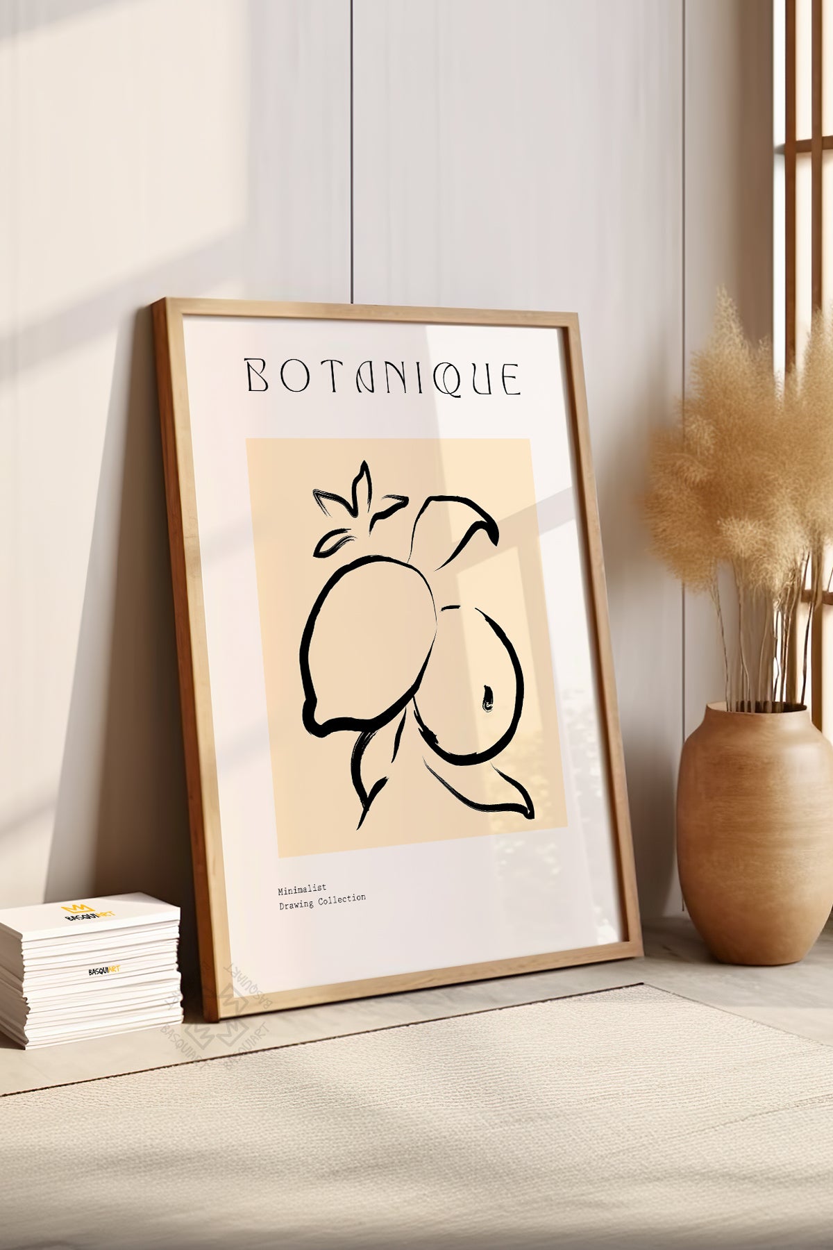 Bohemian Serisi Ahşap Çerçeveli Poster, Tablo No:128