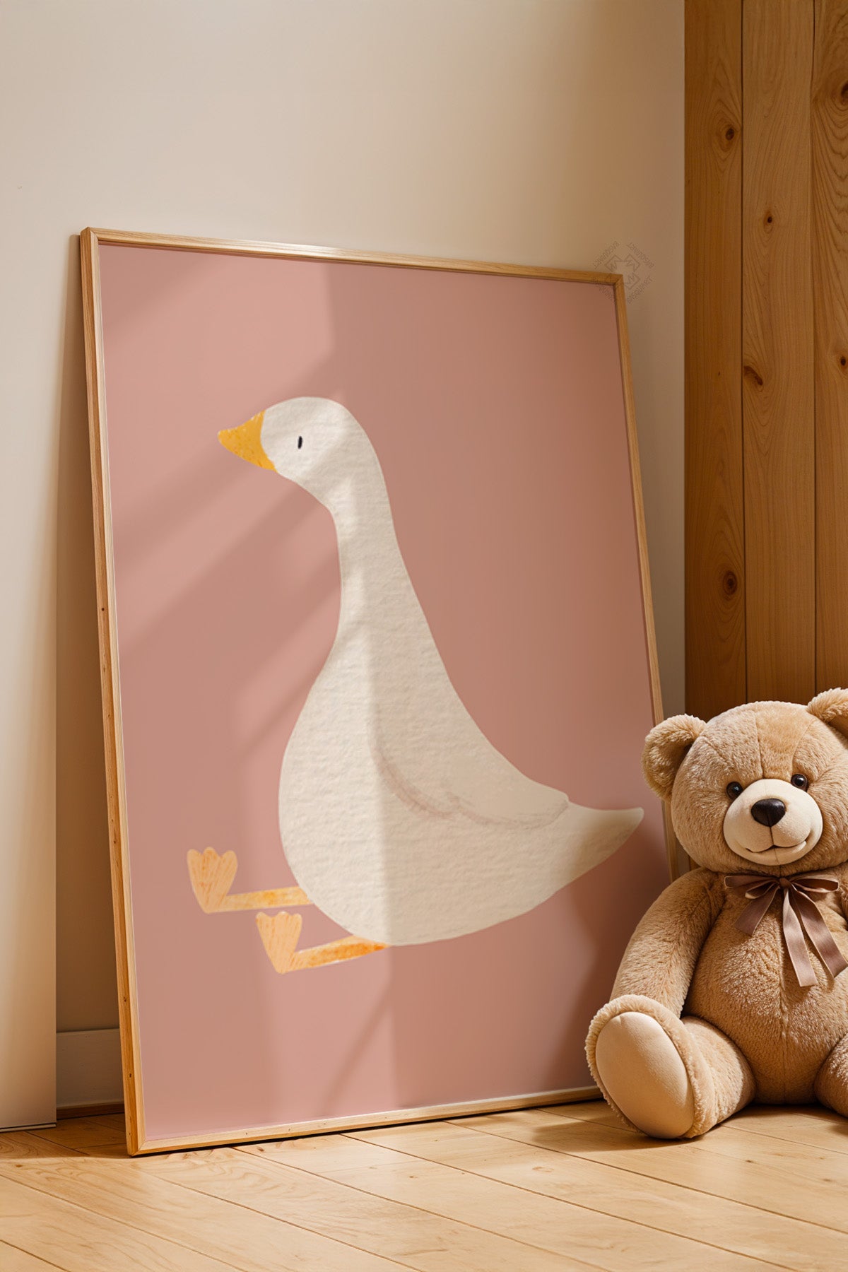 Çocuk Odası, Bebek Odası Ahşap Çerçeveli Poster, Tablo No:67
