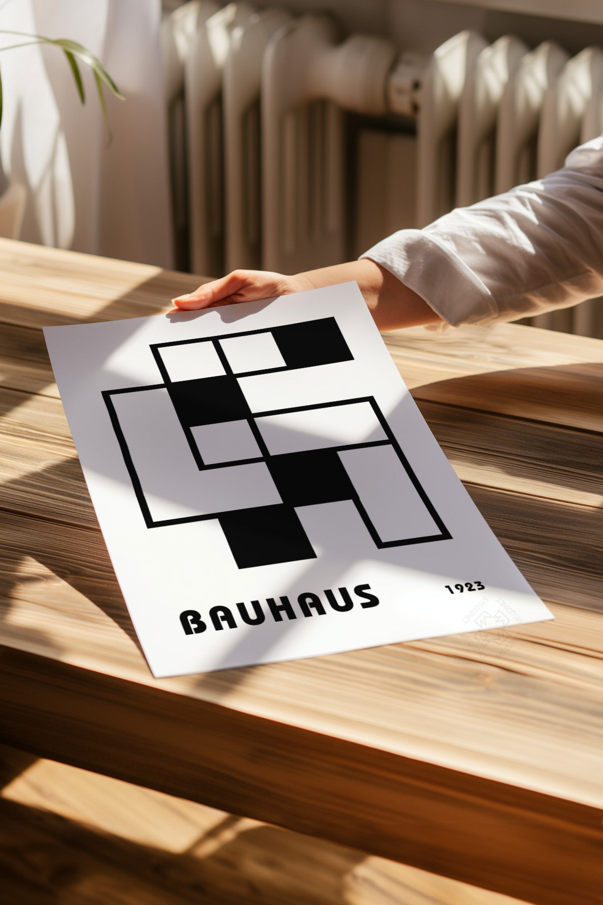 Bauhaus Minimal 4'lü Poster Seti, Duvar Dekoru No:30